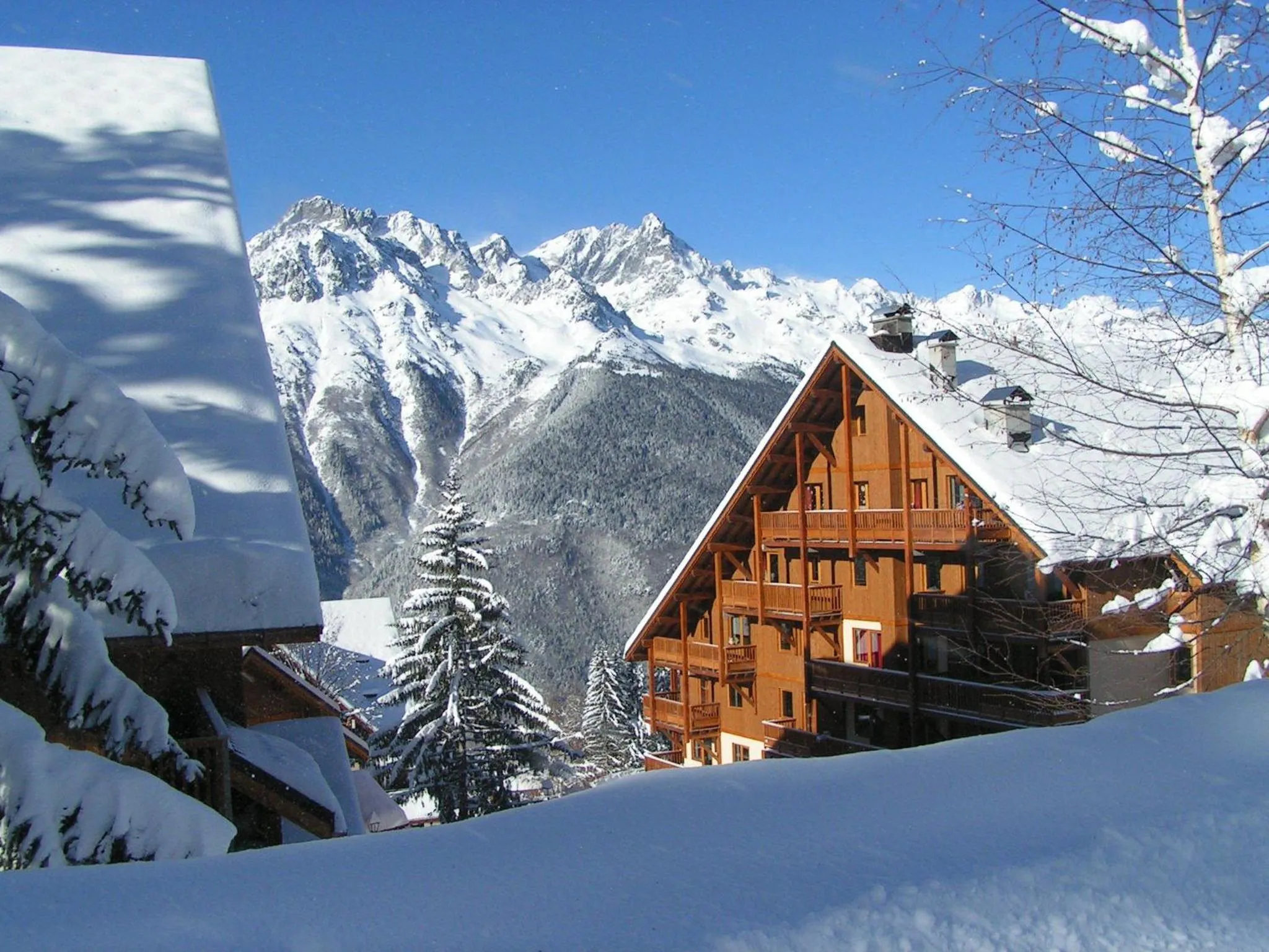 Winter in Chalet des Neiges Oz en Oisans