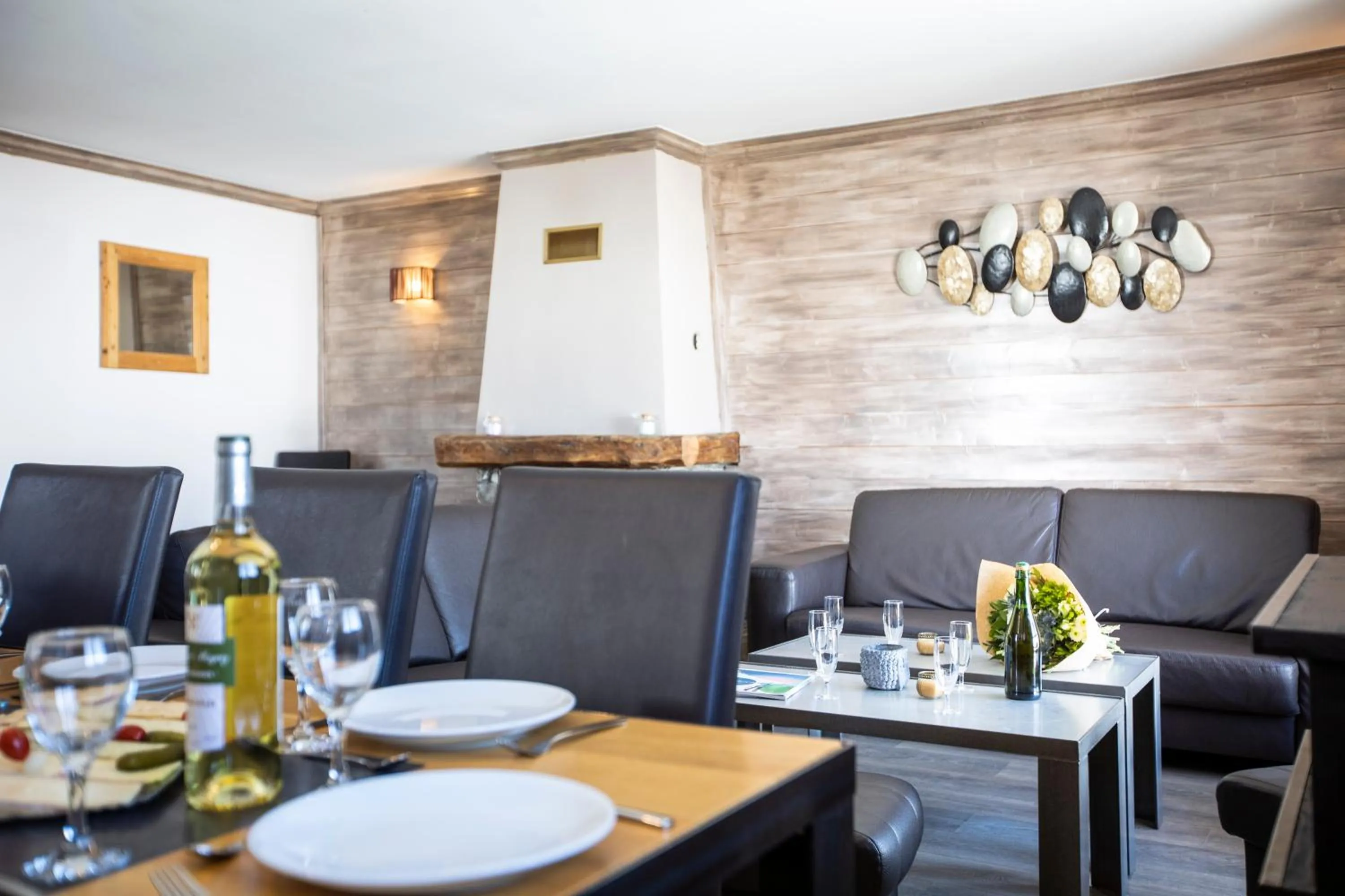 Living room in Chalet des Neiges Hermine