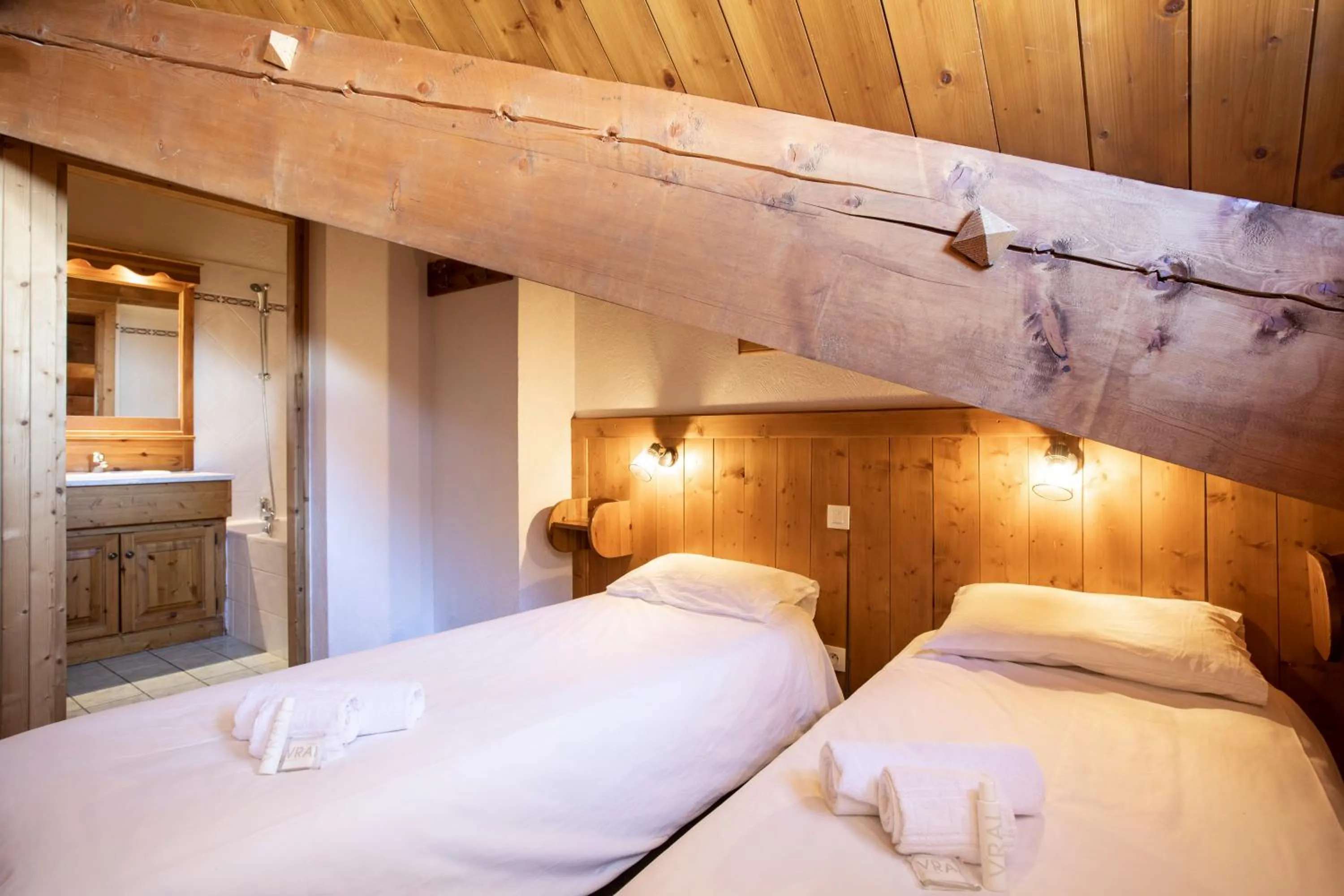 Bed in Chalet des Neiges Hermine