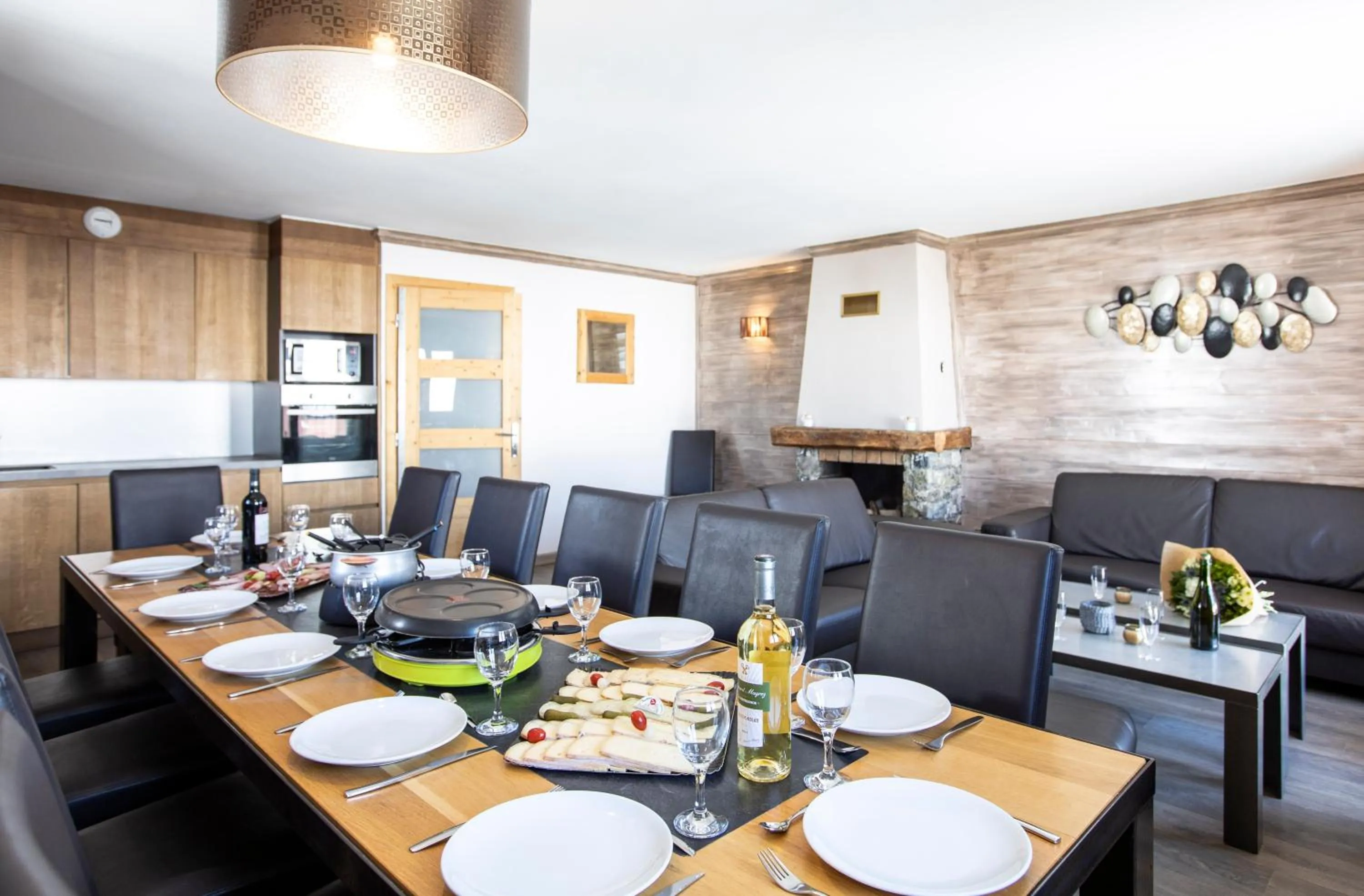 Dining area in Chalet des Neiges Hermine