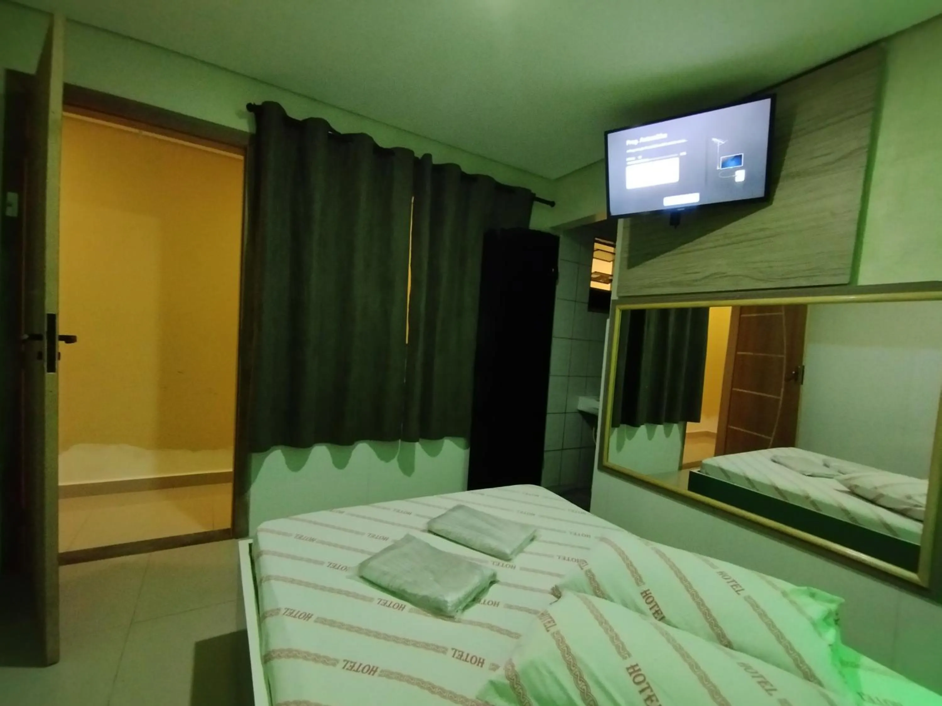 Bed in Hotel motel Raiar do Sol santo Amaro