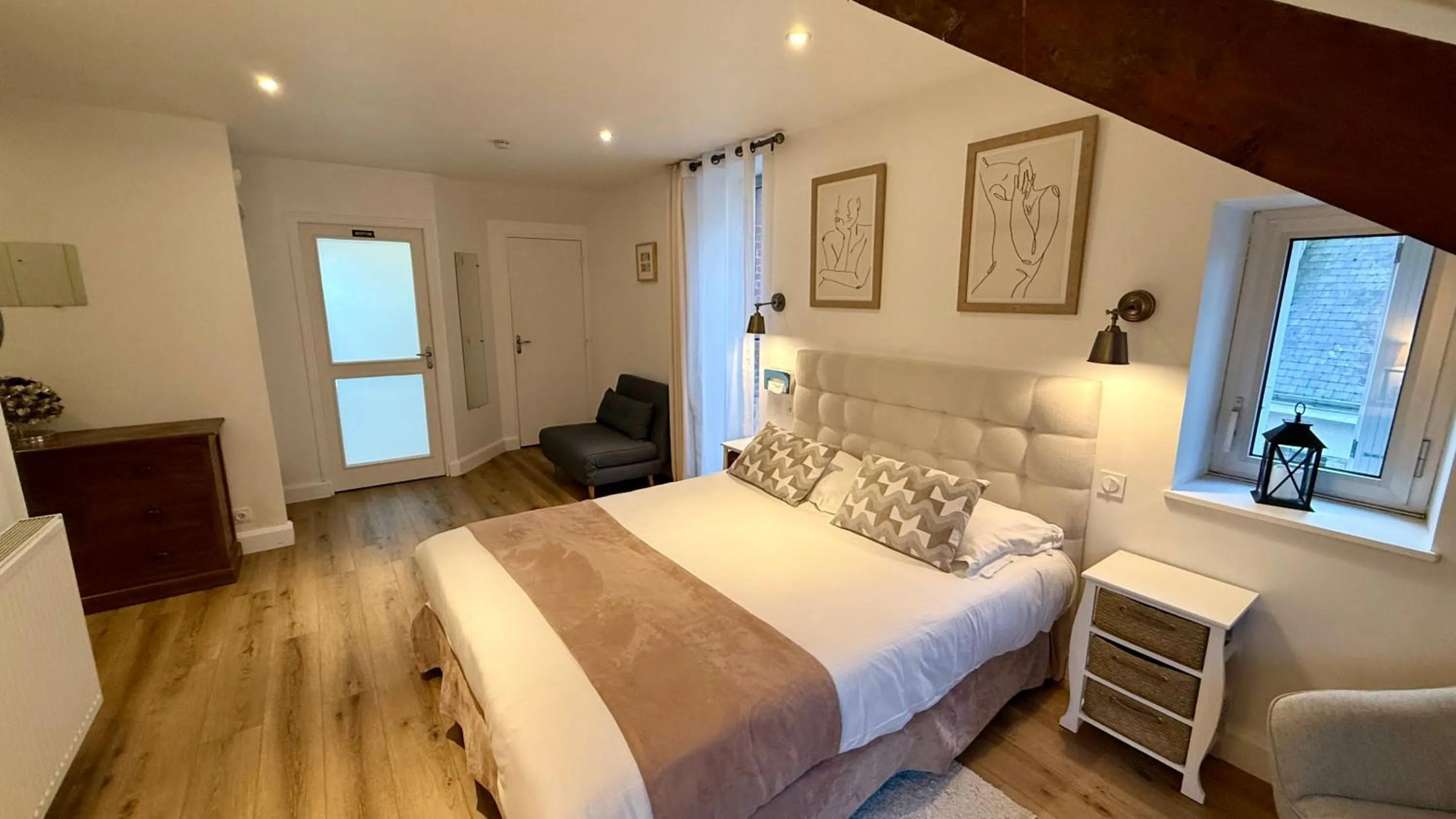 Bedroom, Bed in Hotel le Bellevue