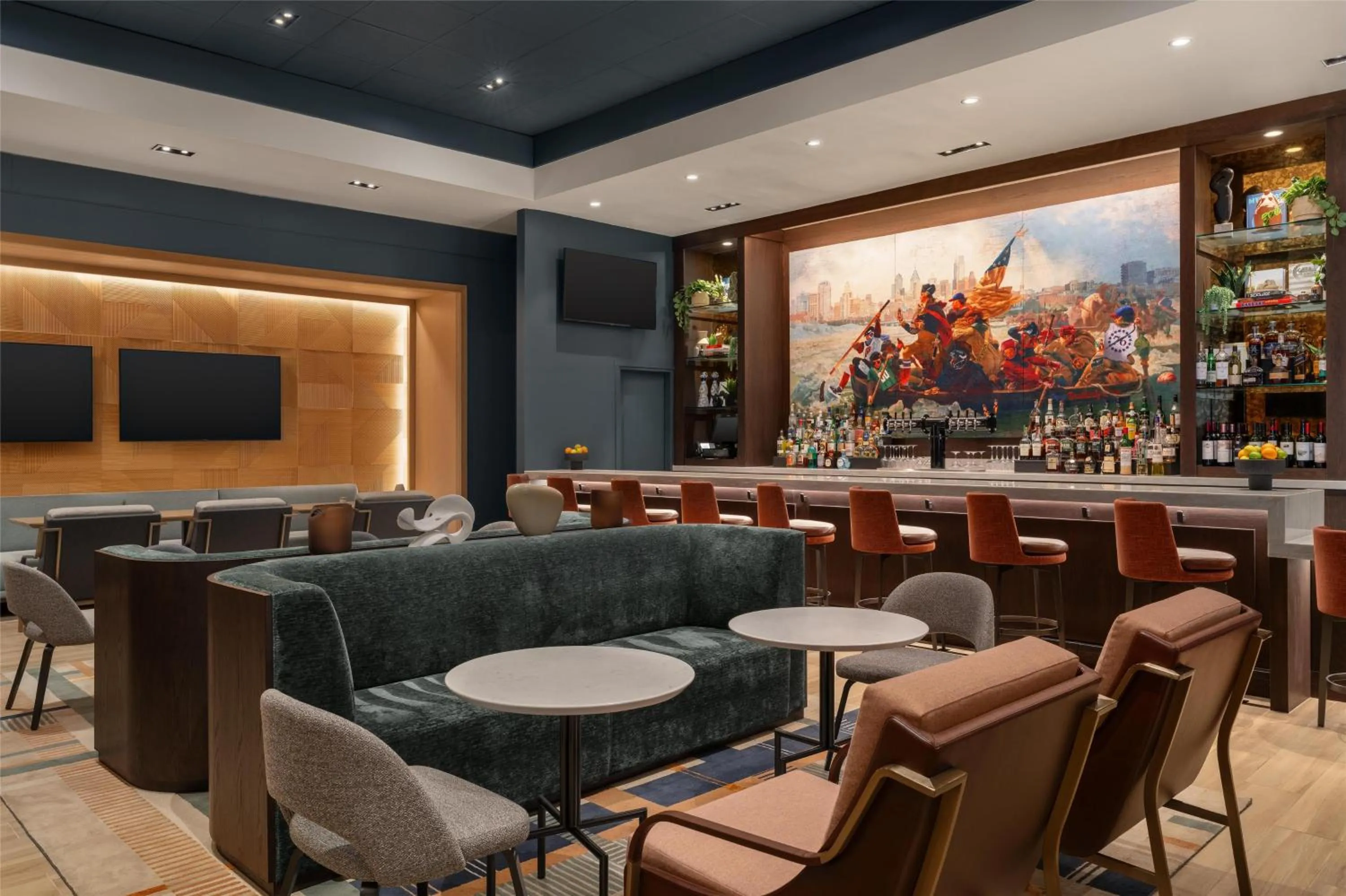 Lounge or bar in Hilton Philadelphia City Avenue