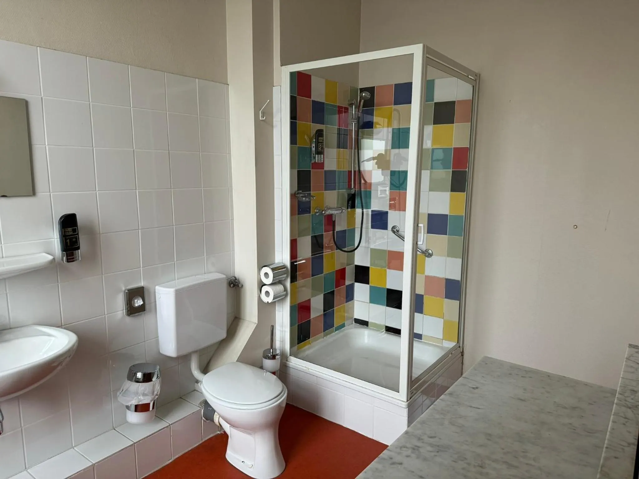 Toilet in Hotel Rubenshof