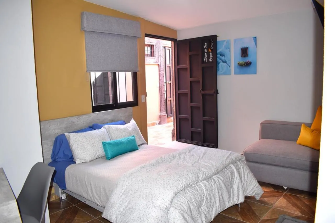 Photo of the whole room, Bed in Hotel Corazón Mexicano