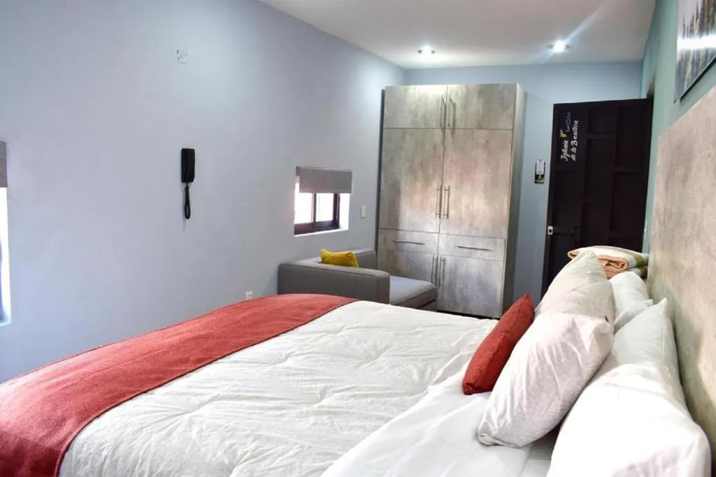 Bed in Hotel Corazón Mexicano