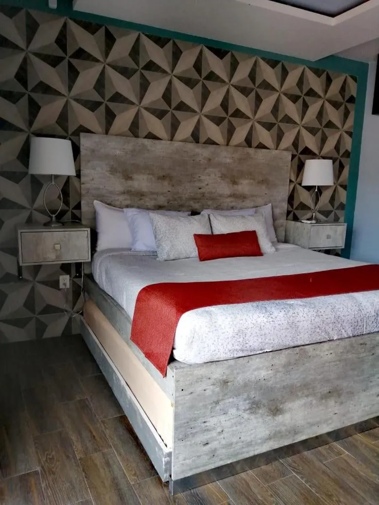 Bed in Hotel Corazón Mexicano