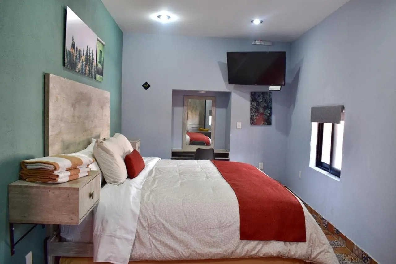 Photo of the whole room, Bed in Hotel Corazón Mexicano