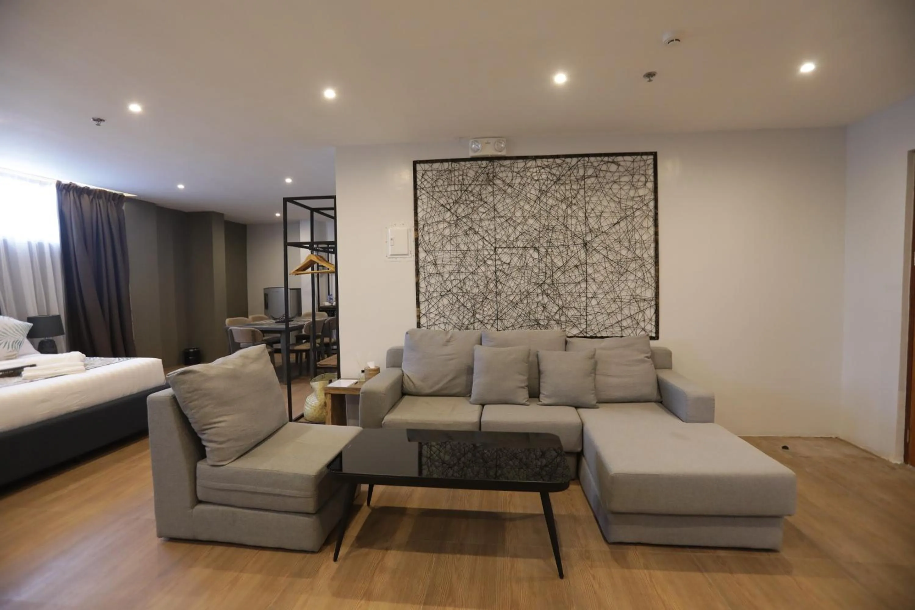 Living room, Bed in Balar Hotel and Spa