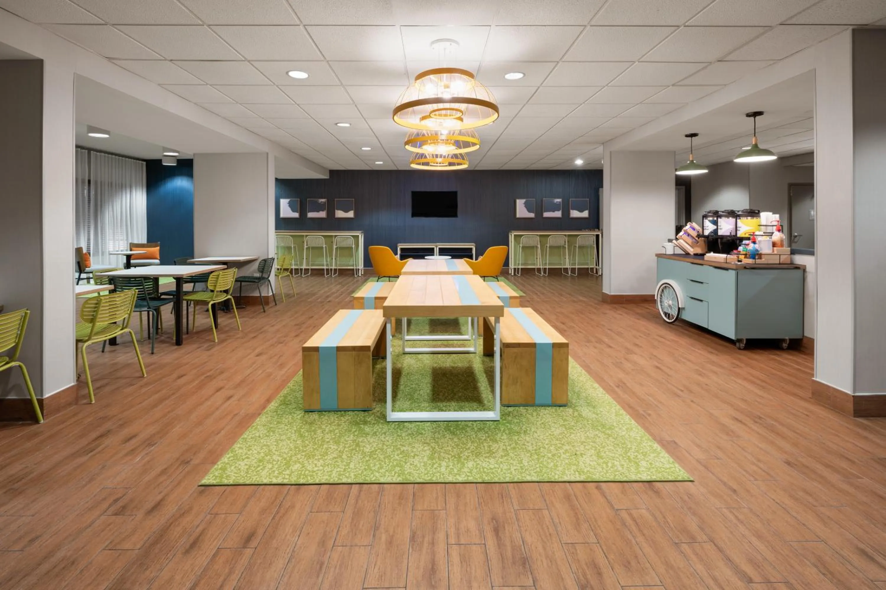 Seating area in Spark by Hilton Decatur