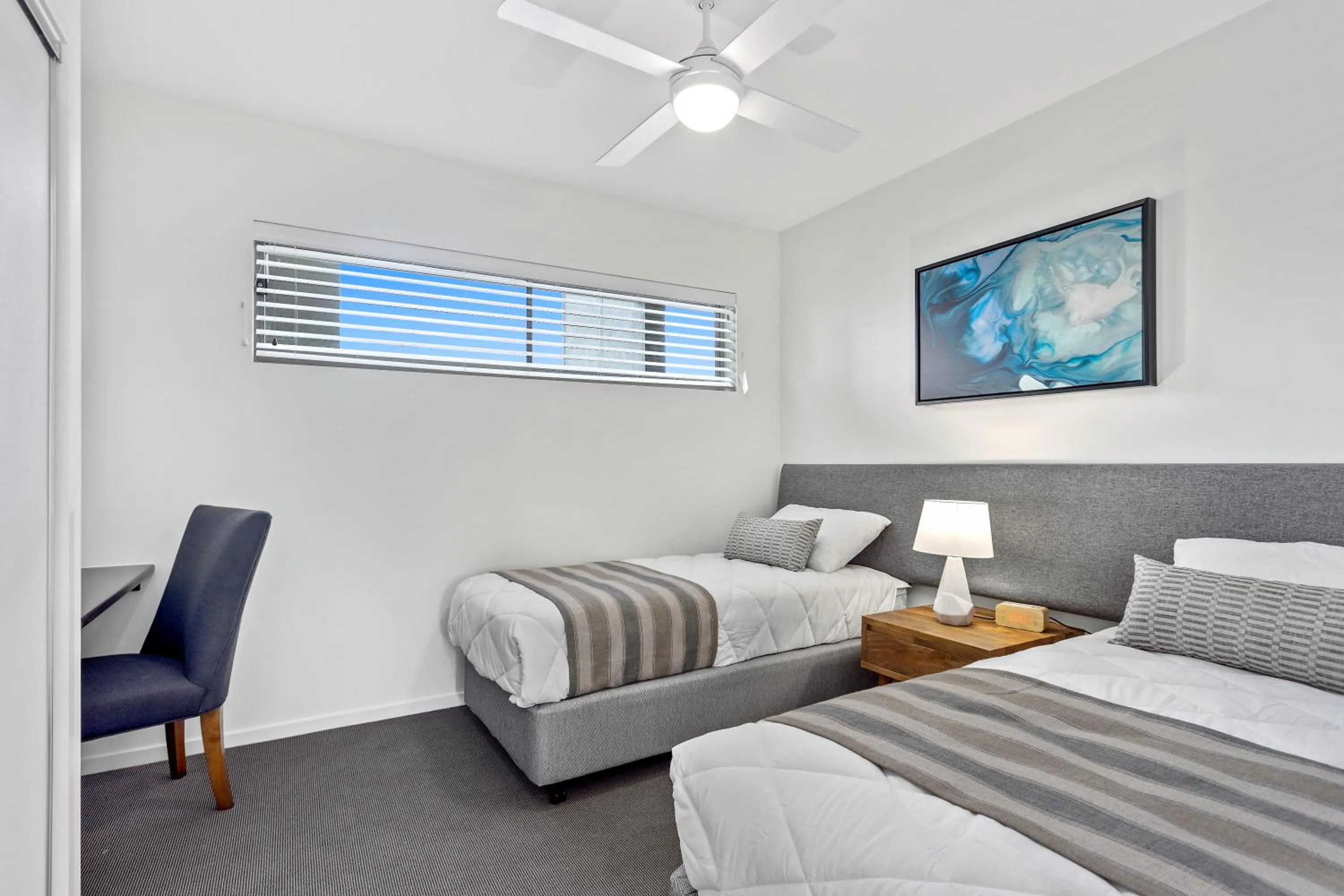 Bedroom, Bed in North Shore Oceanside Kawana