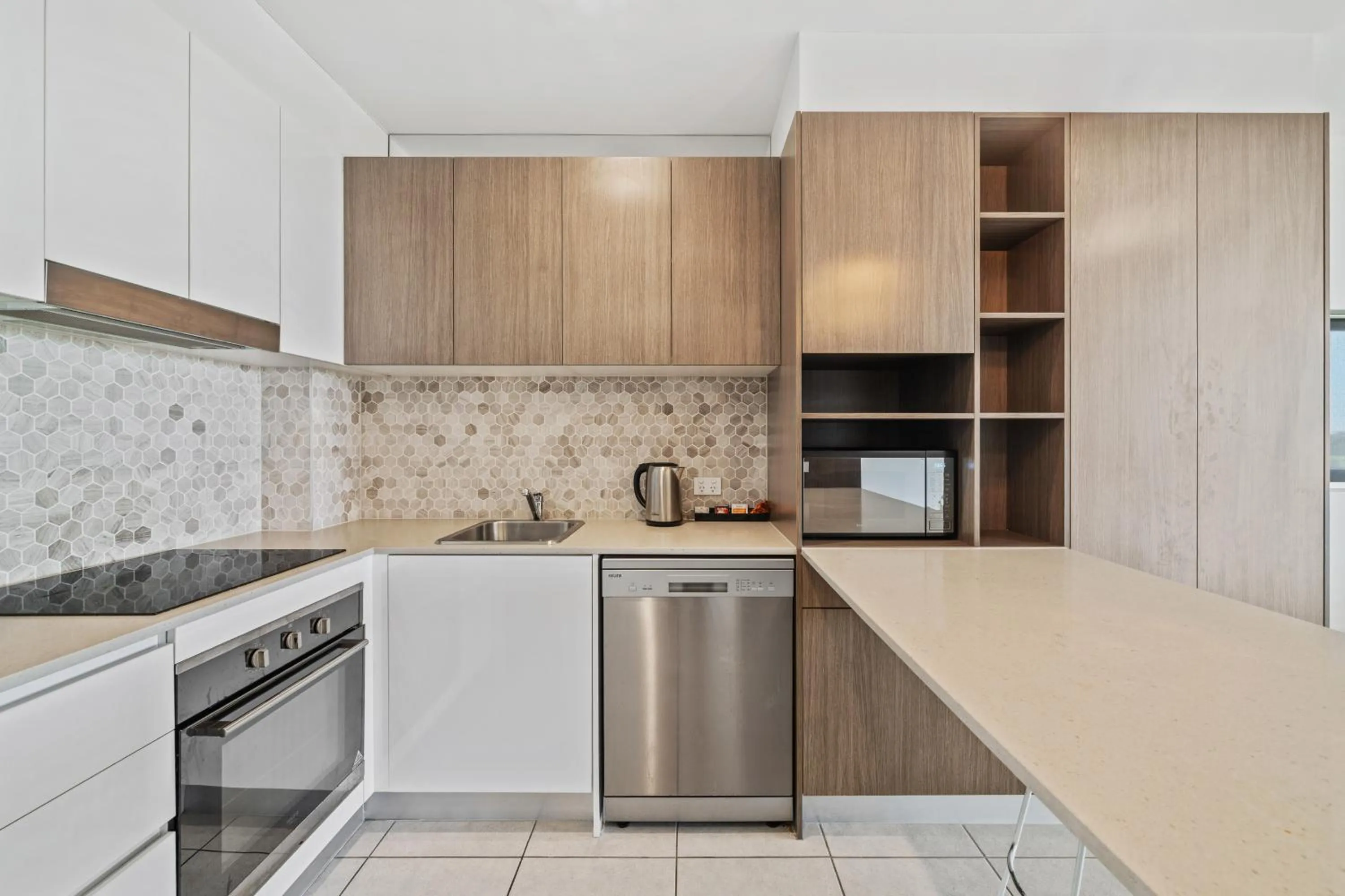 kitchen in North Shore Oceanside Kawana