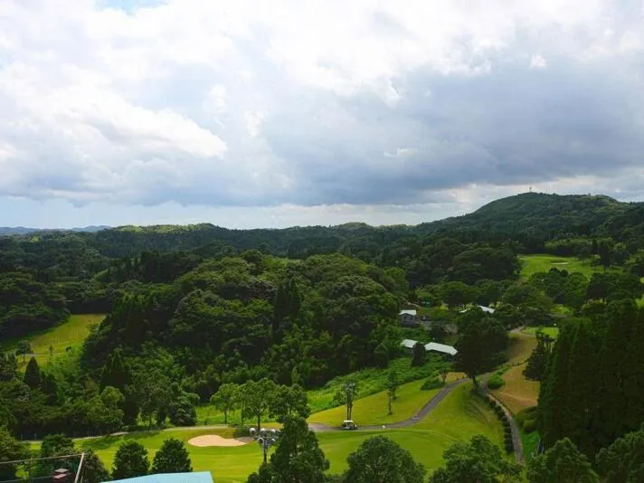 Mountain view in Hotel Green Hill Otaki