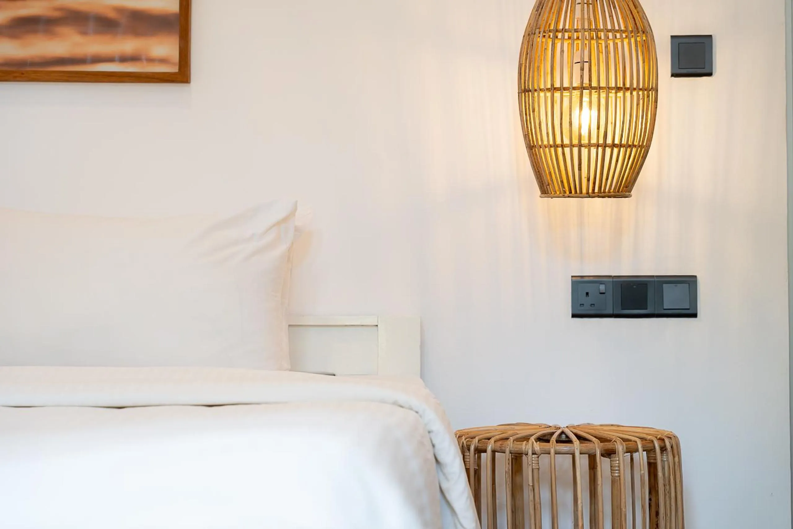 Bed in Lucky's Surf Camp