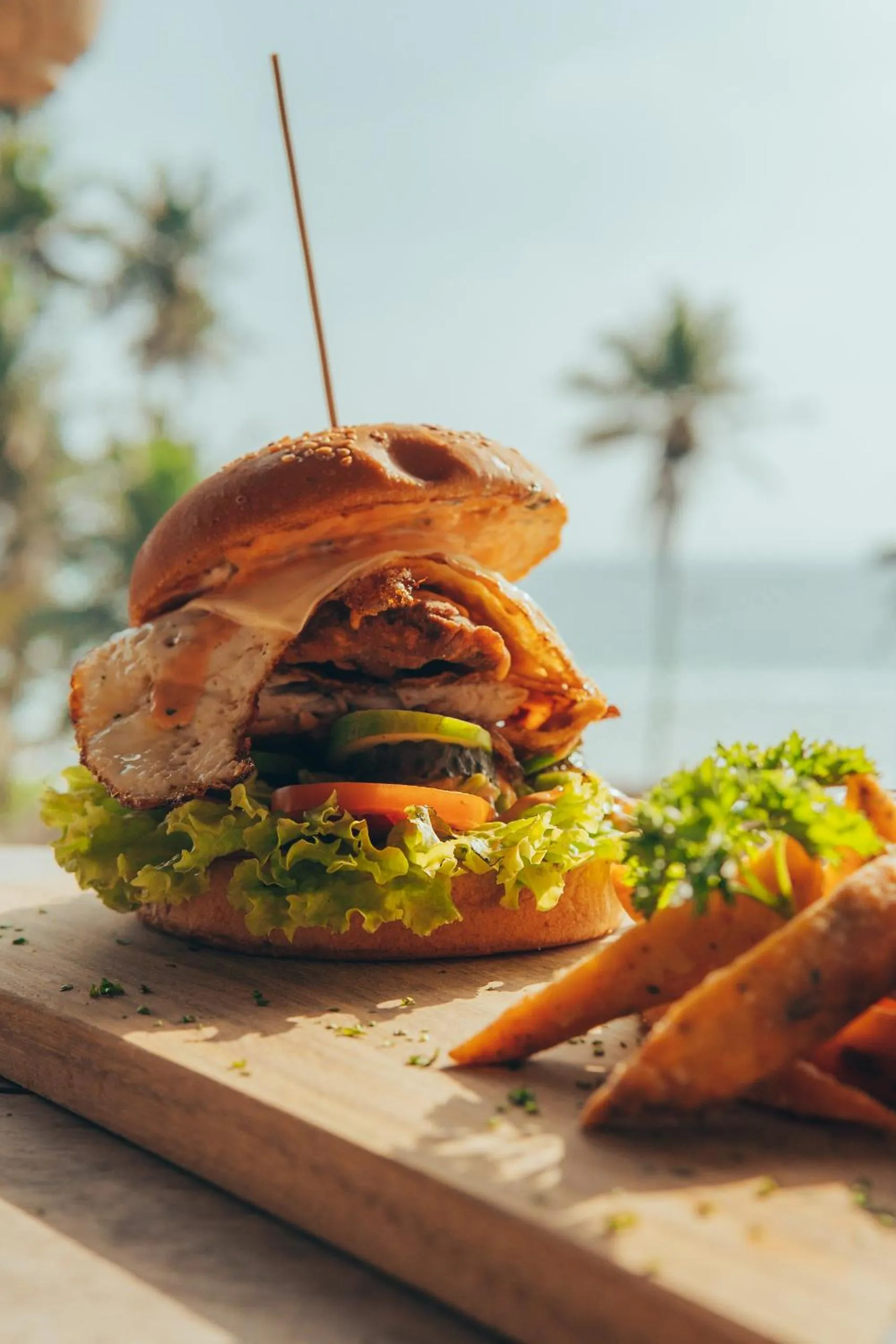 Food and drinks in Lucky's Surf Camp