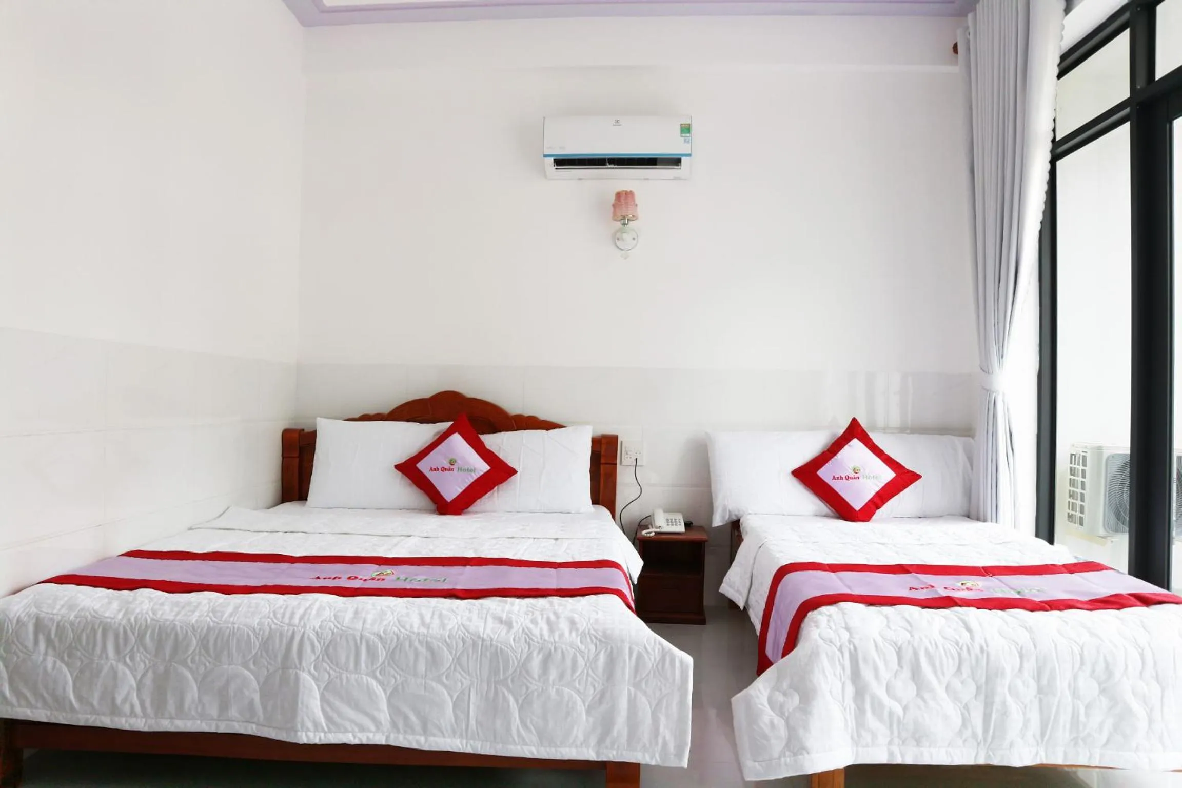 Bed in Anh Quân Hotel