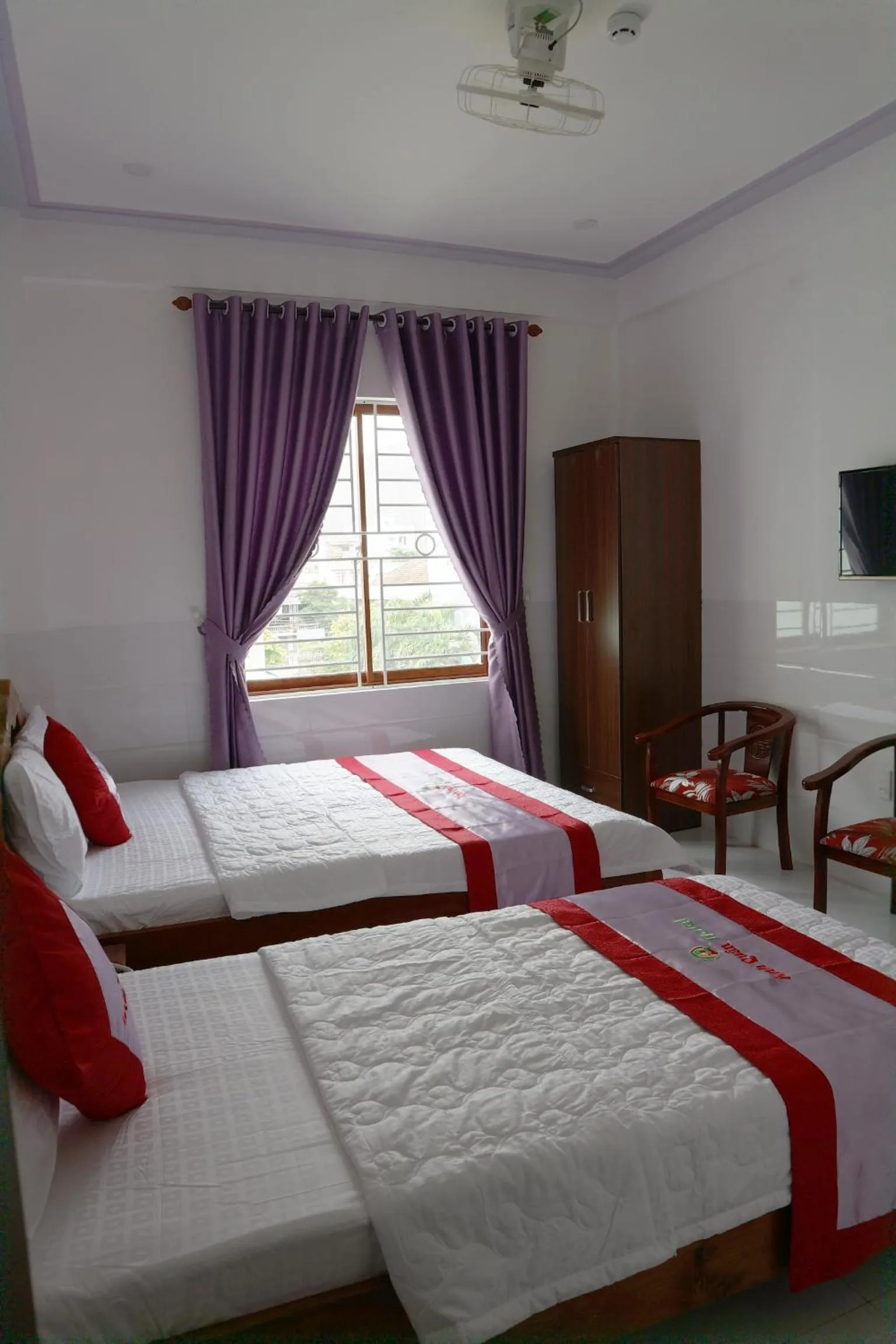 Bed in Anh Quân Hotel