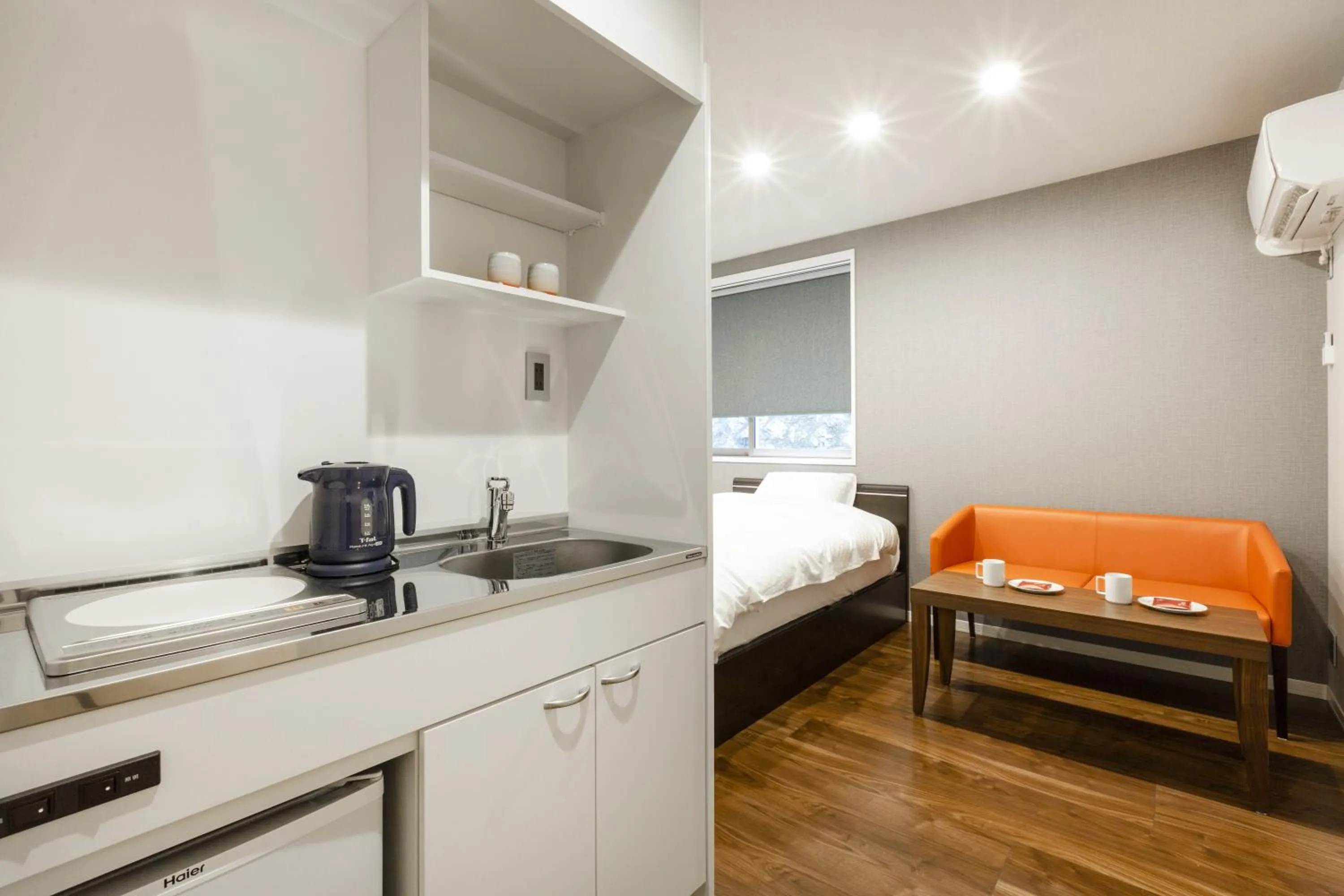 Kitchen or kitchenette, Bed in Kyo no yado en