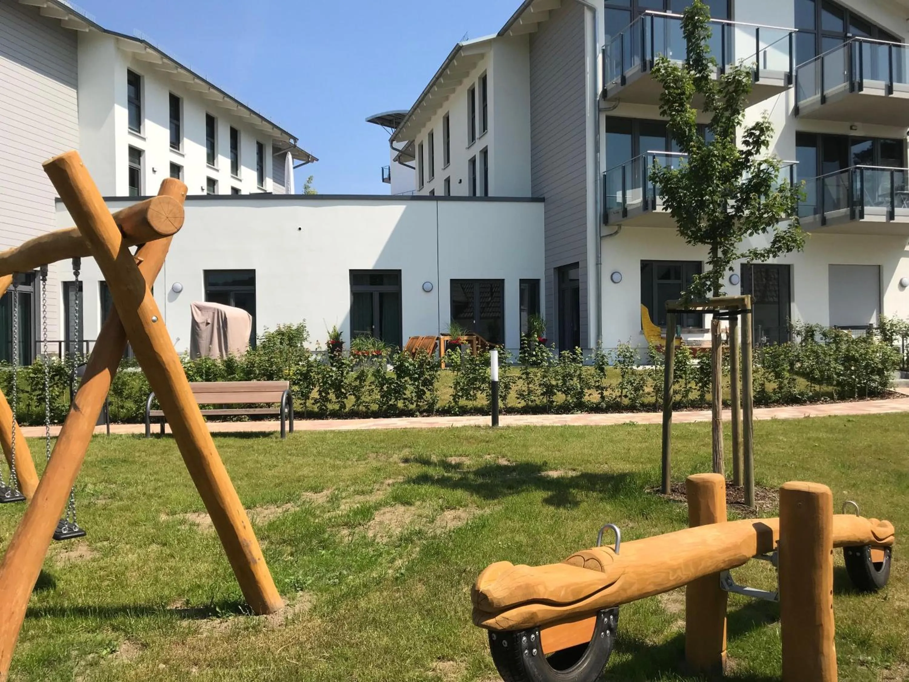 Children play ground in Heimathafen am Boddenmarkt