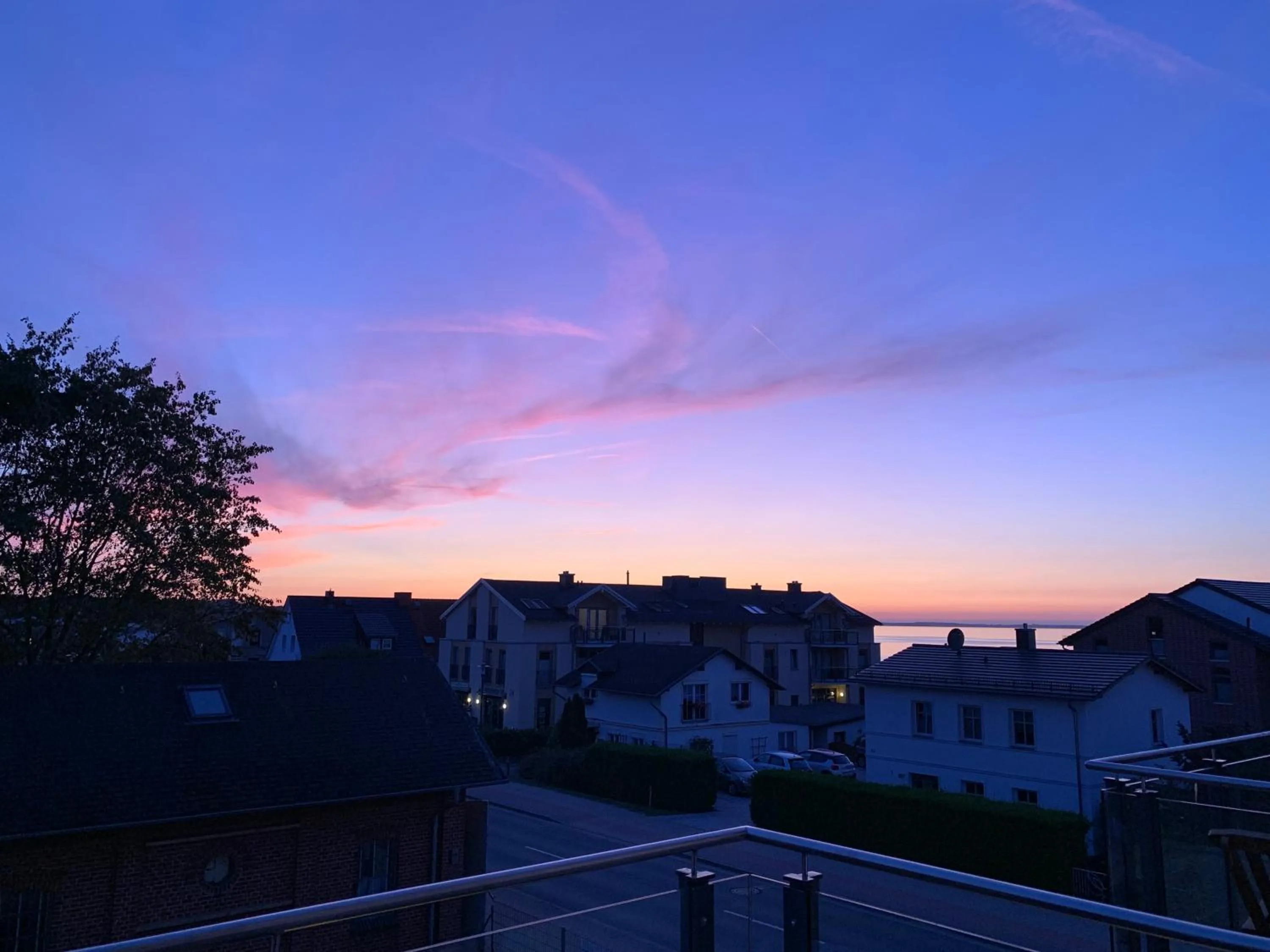 Sunset in Heimathafen am Boddenmarkt