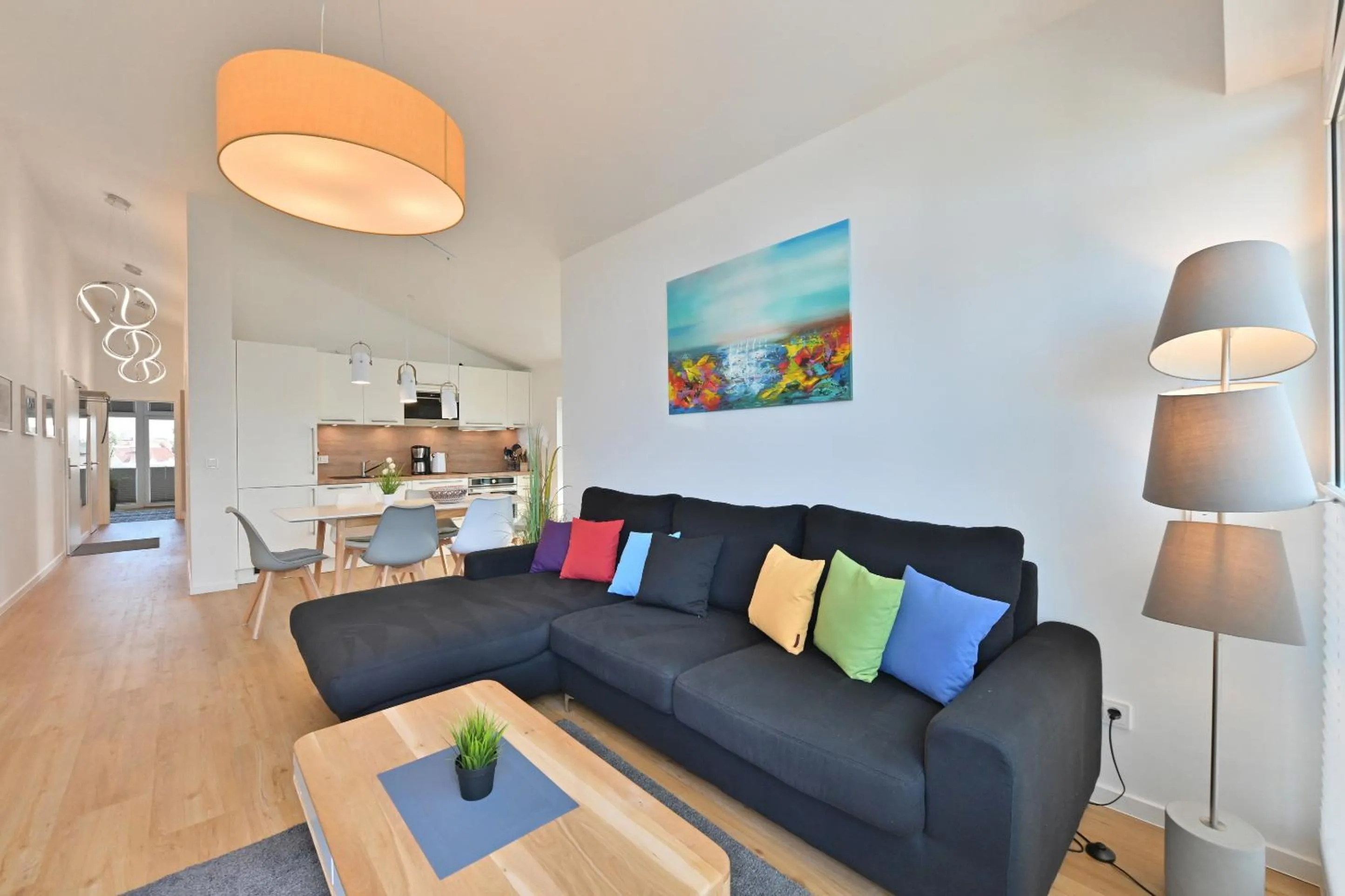 Living room in Heimathafen am Boddenmarkt
