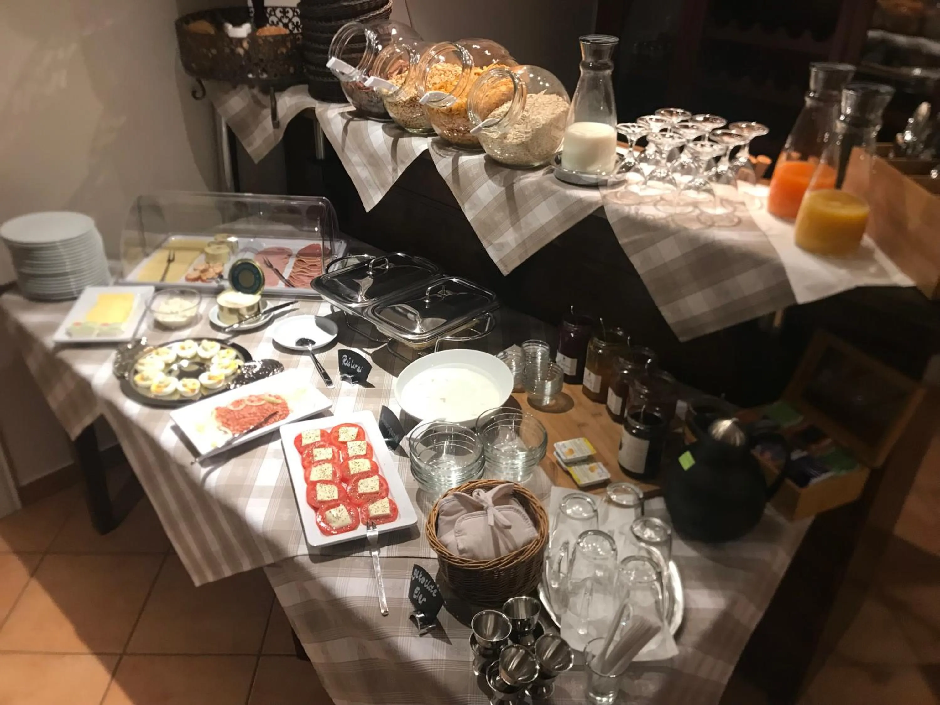 Buffet breakfast in Hotel Stegmann's Hof