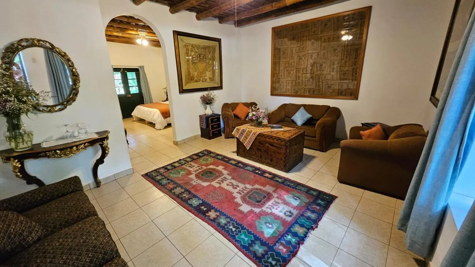 Seating area in Casa Hacienda Majoro