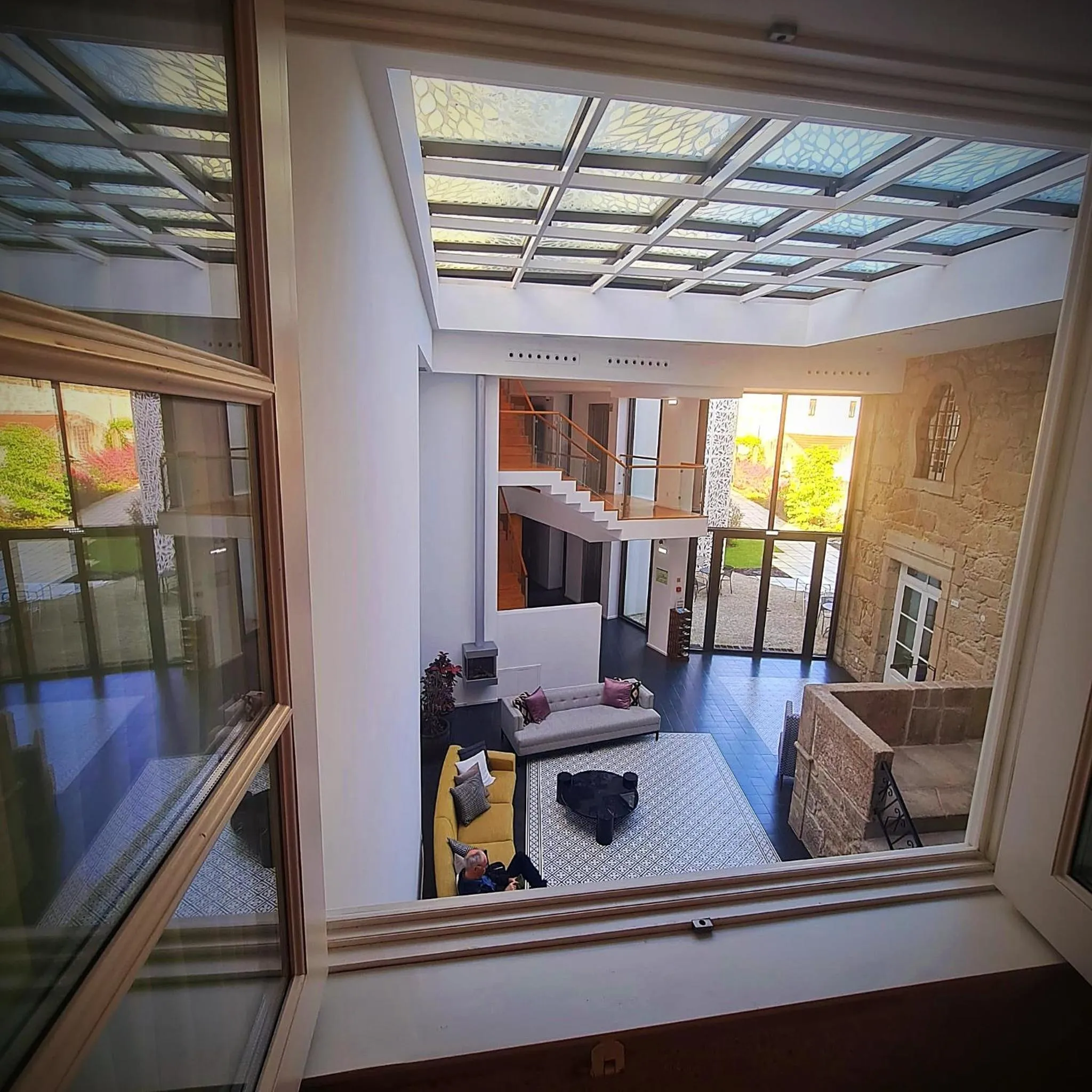 View (from property/room), Bed in Caléway Hotel