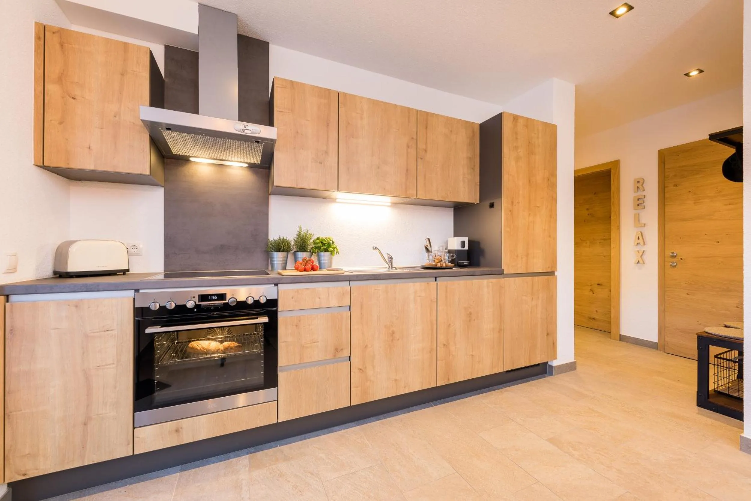 Kitchen or kitchenette in Easy Living Apartment Ötztal