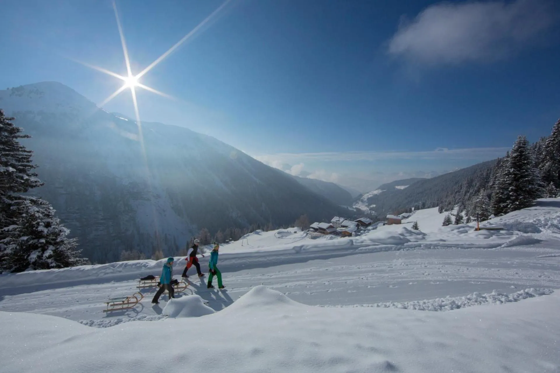 Natural landscape in Easy Living Apartment Ötztal