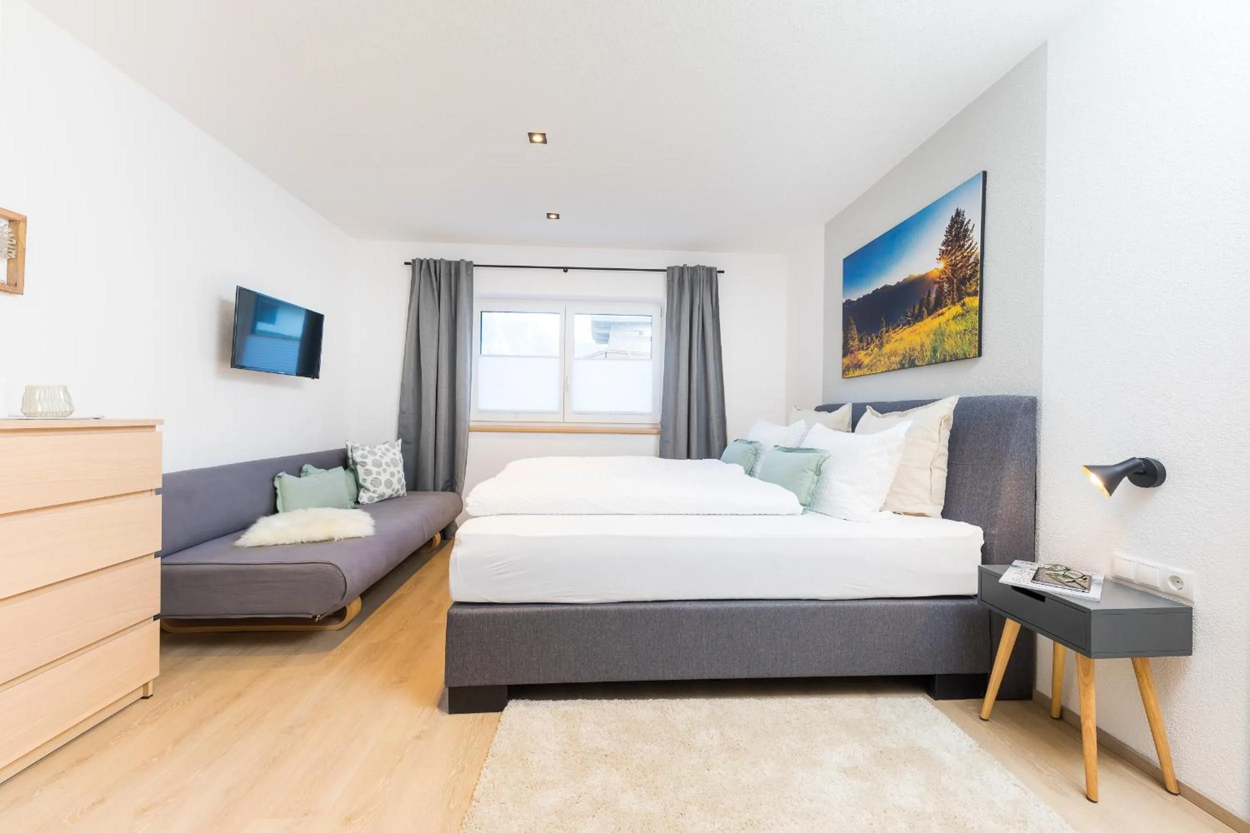 Bedroom, Bed in Easy Living Apartment Ötztal