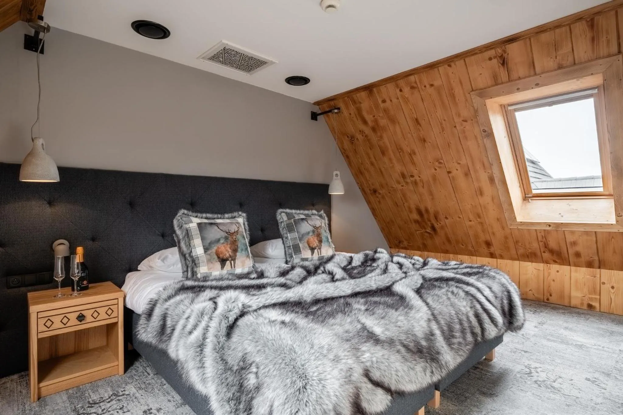 Bed in Hotel Litworowy Staw