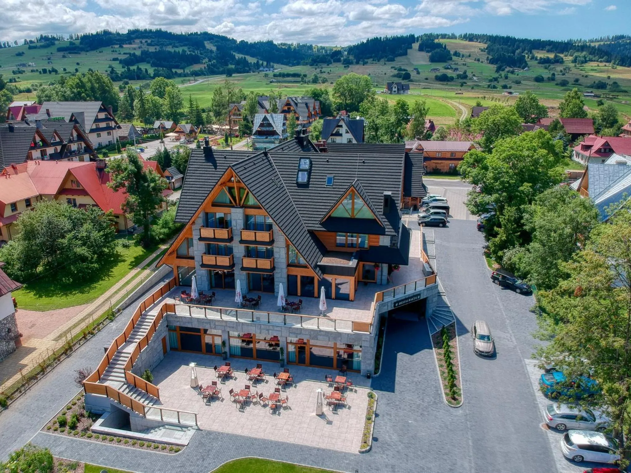 Property building in Hotel Litworowy Staw