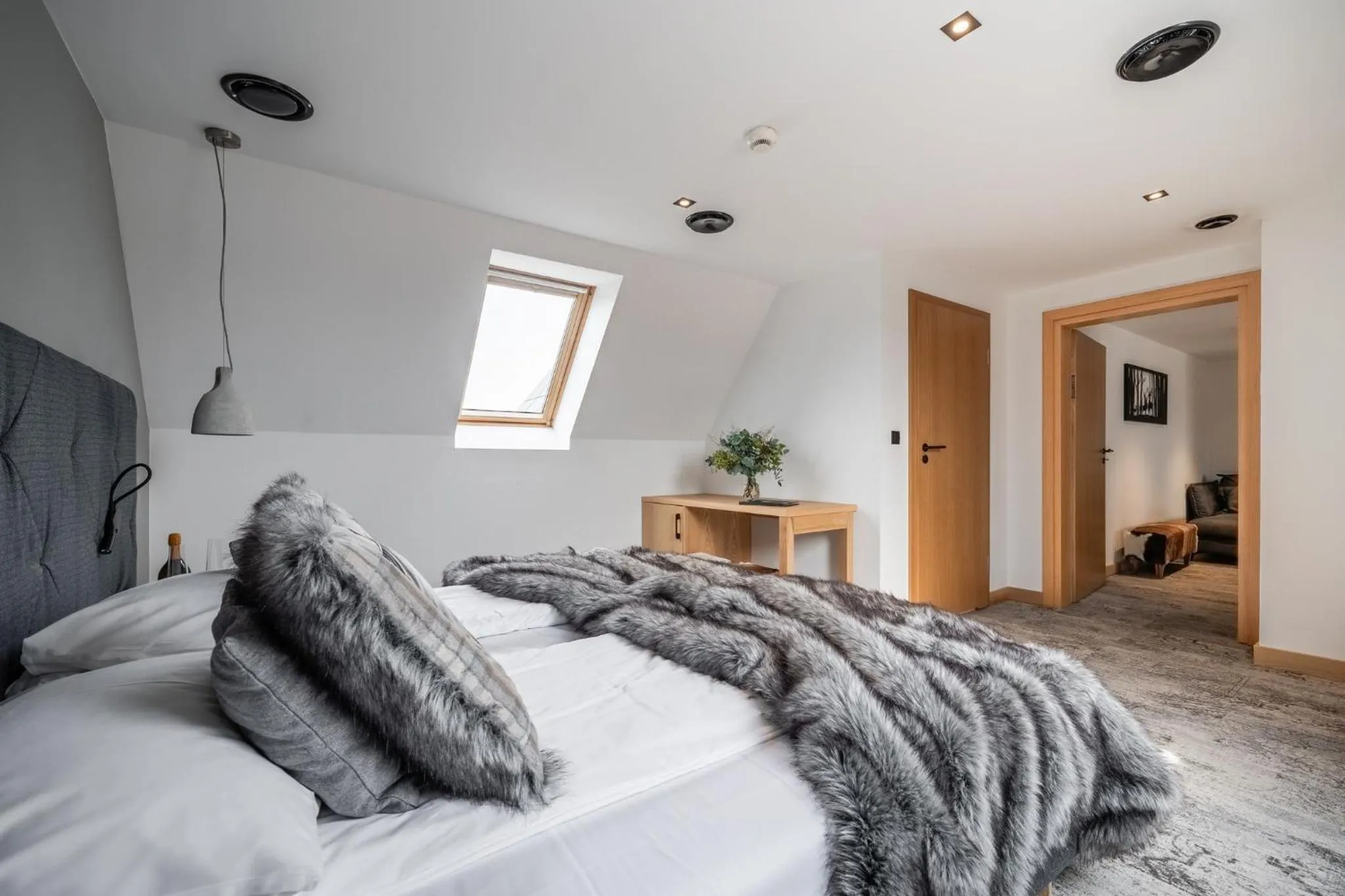 Bed in Hotel Litworowy Staw