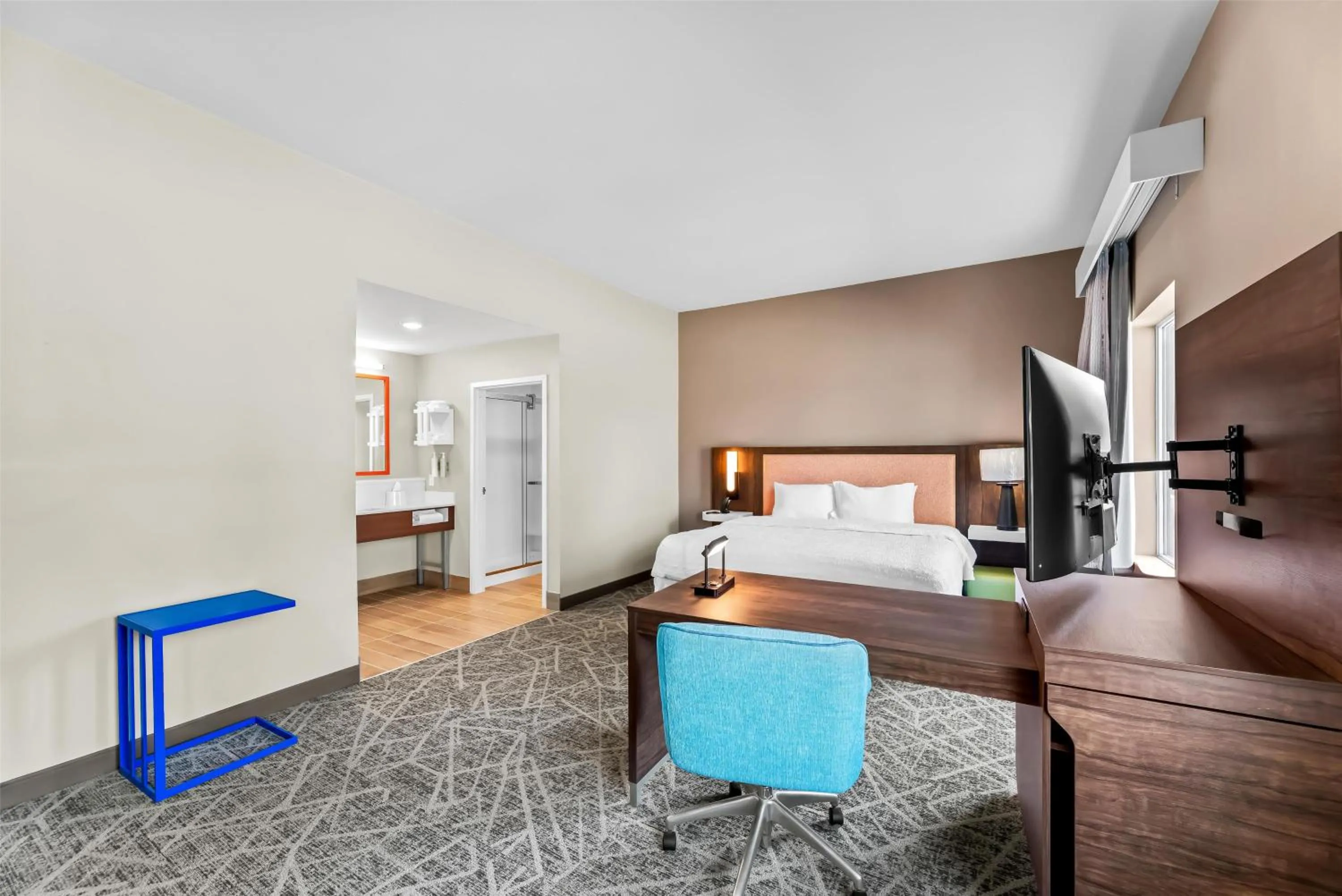 Bed in Hampton Inn & Suites Corpus Christi I-37 - Navigation Boulevard