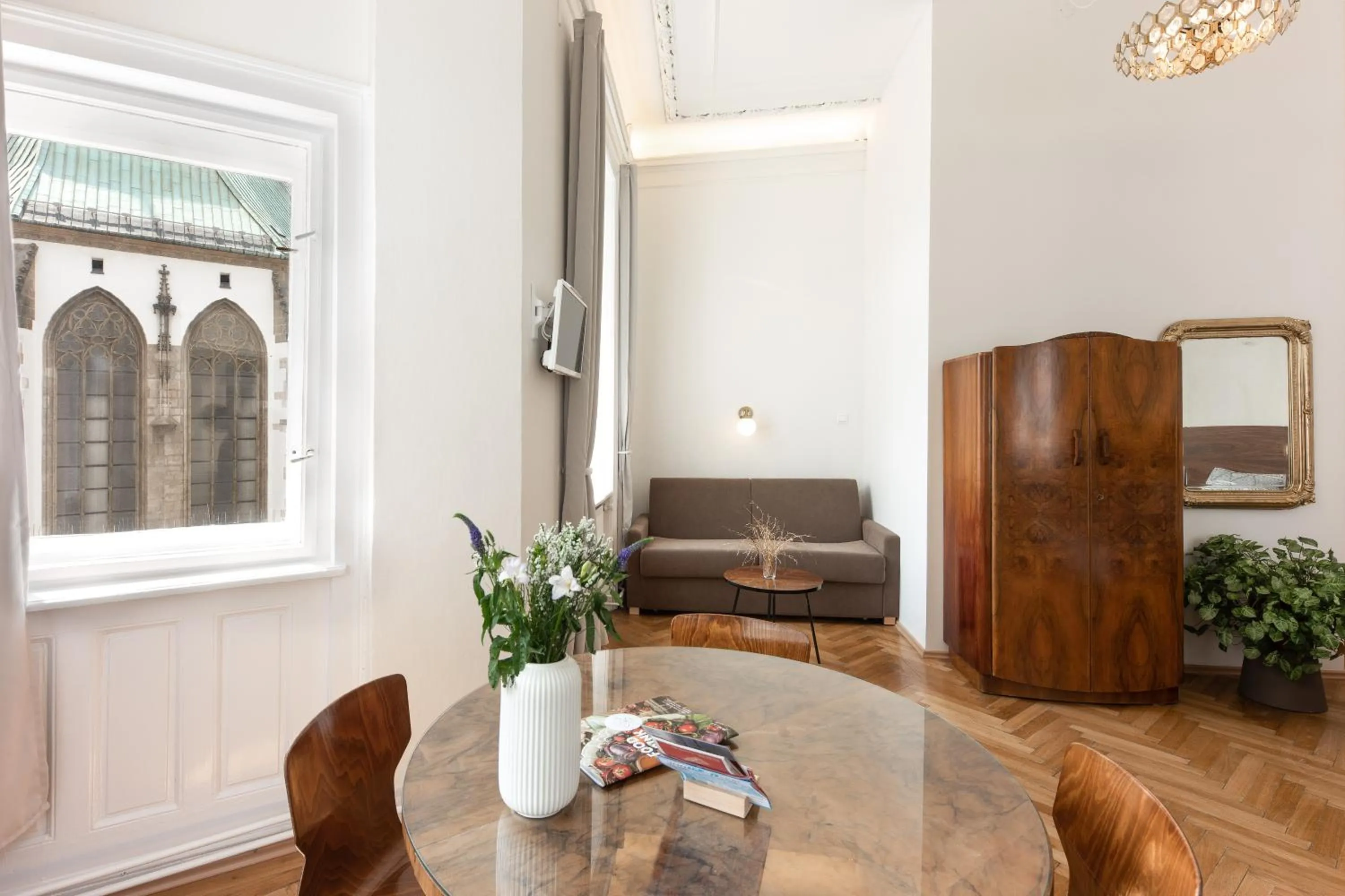 Seating area in Jacob Brno