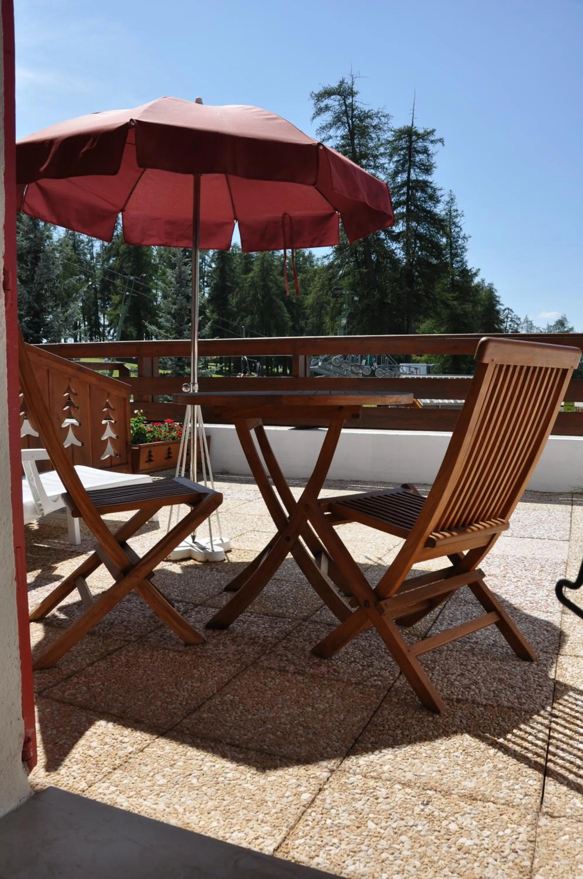 Balcony/Terrace in Le Chalet Suisse