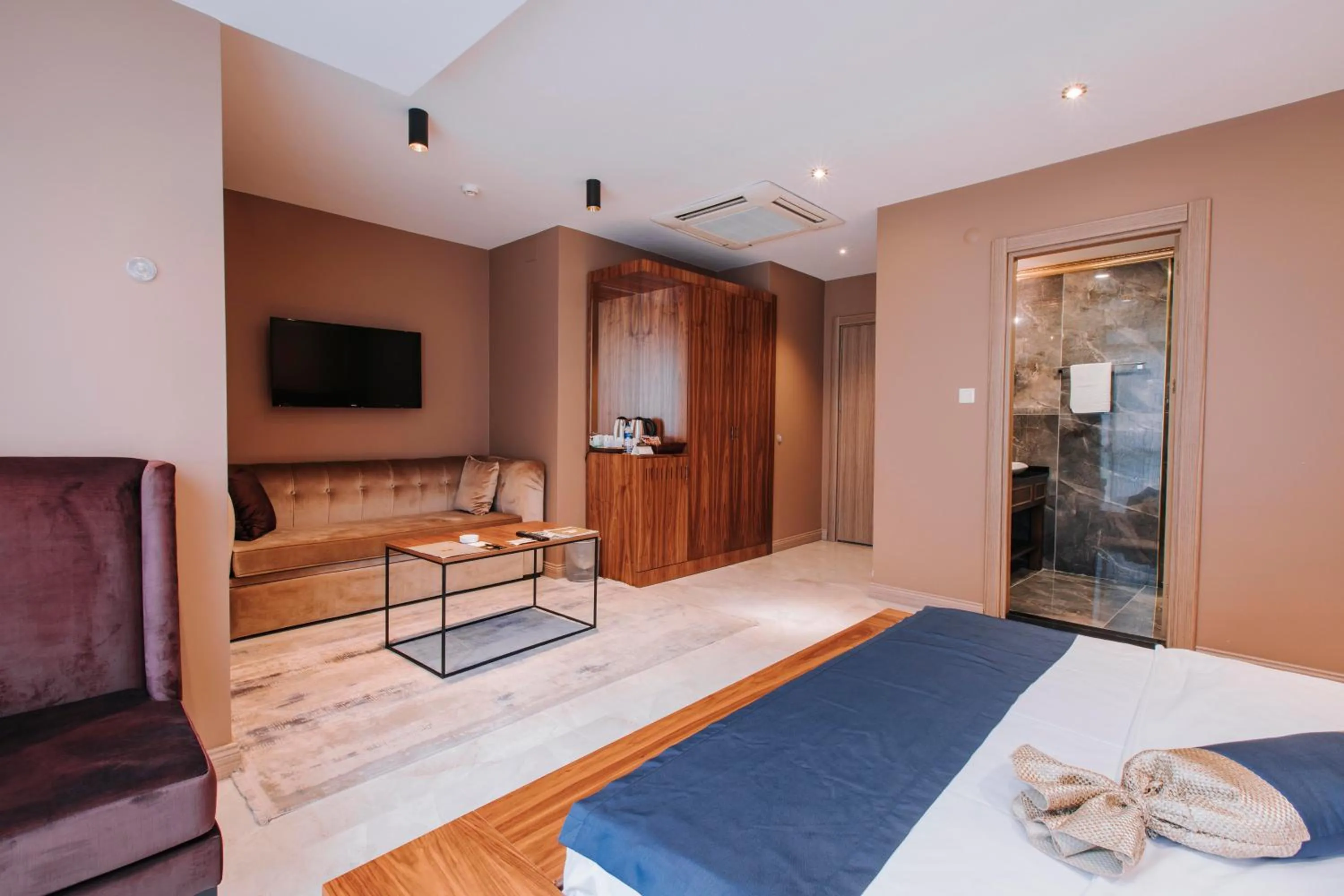 Photo of the whole room, TV/Entertainment Center in TS Gold Otel