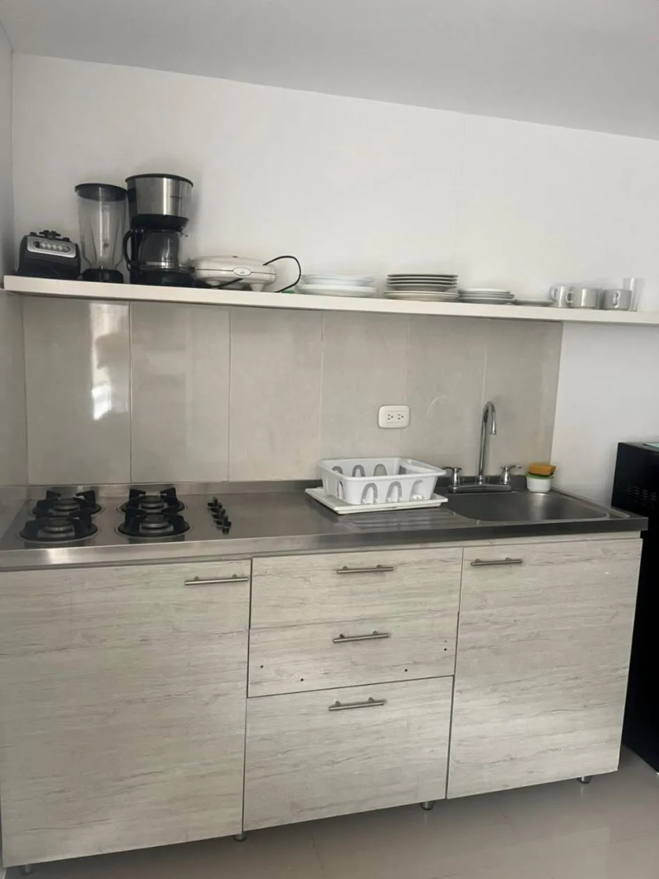 Kitchen or kitchenette in Villa San Miguel