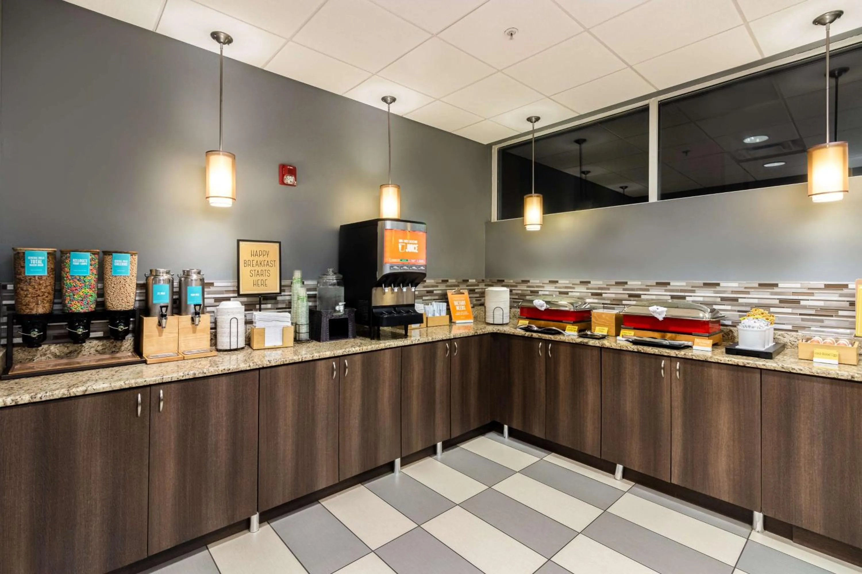 Breakfast in Hampton Inn Daytona Shores-Oceanfront