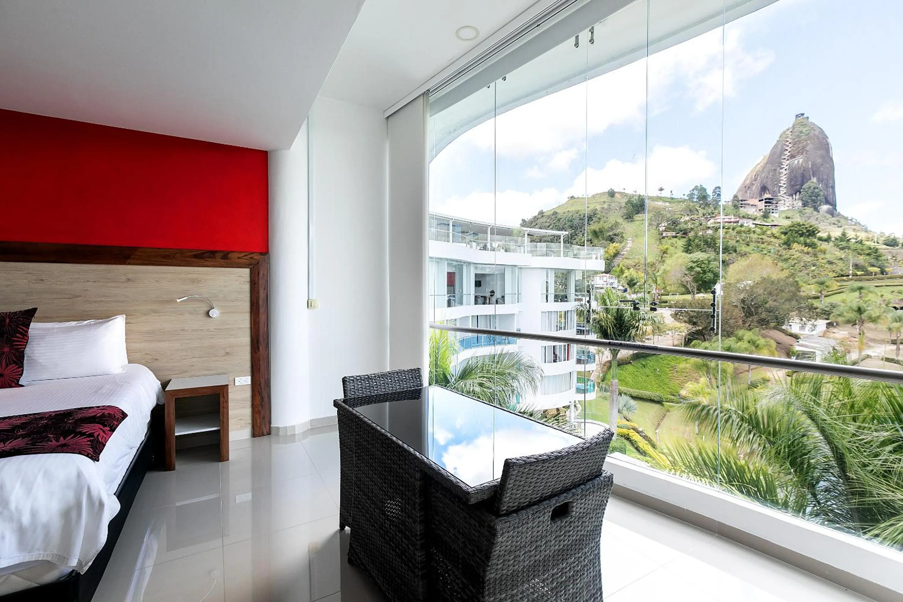 View (from property/room), Bed in Hotel Los Recuerdos