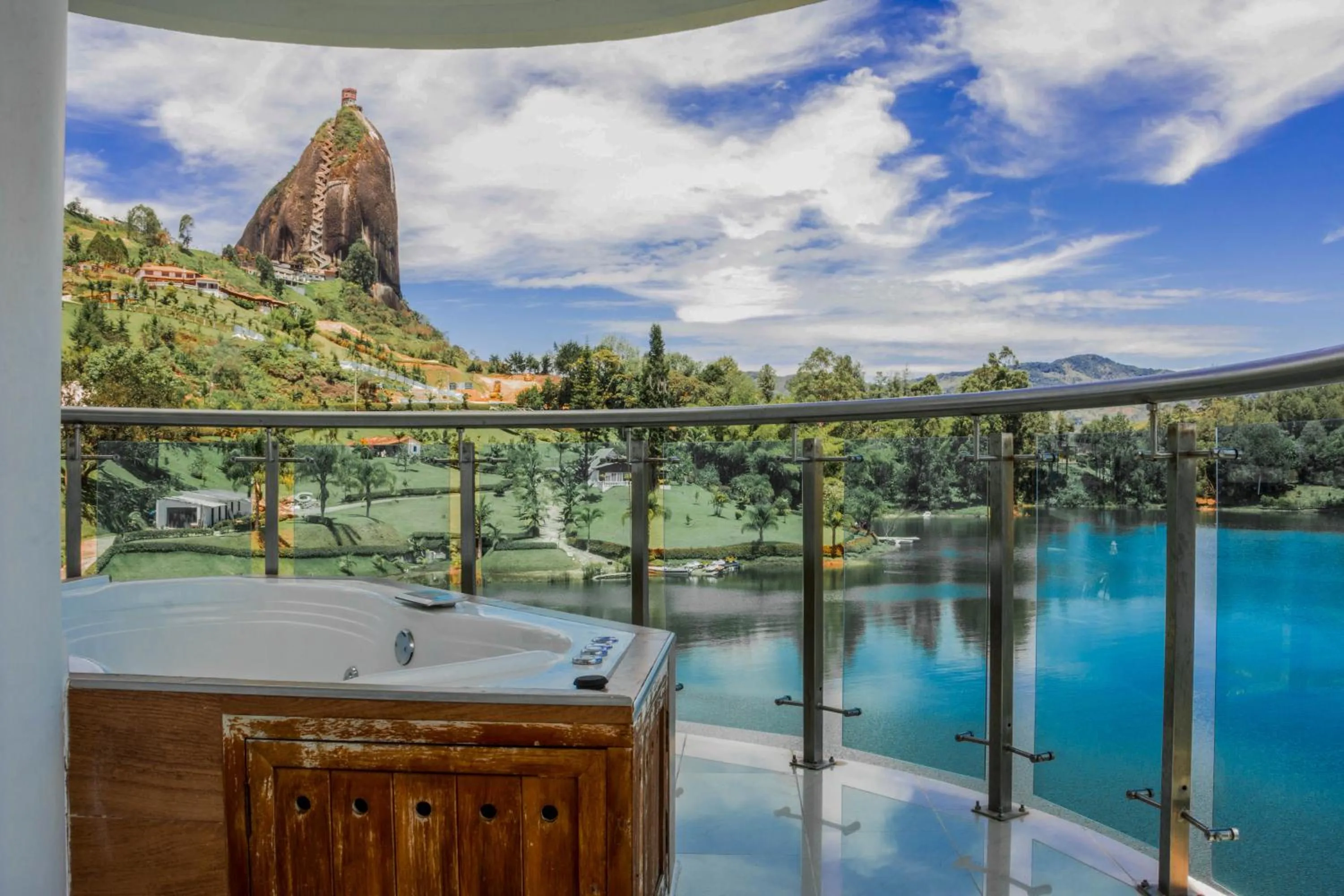 Lake view in Hotel Los Recuerdos