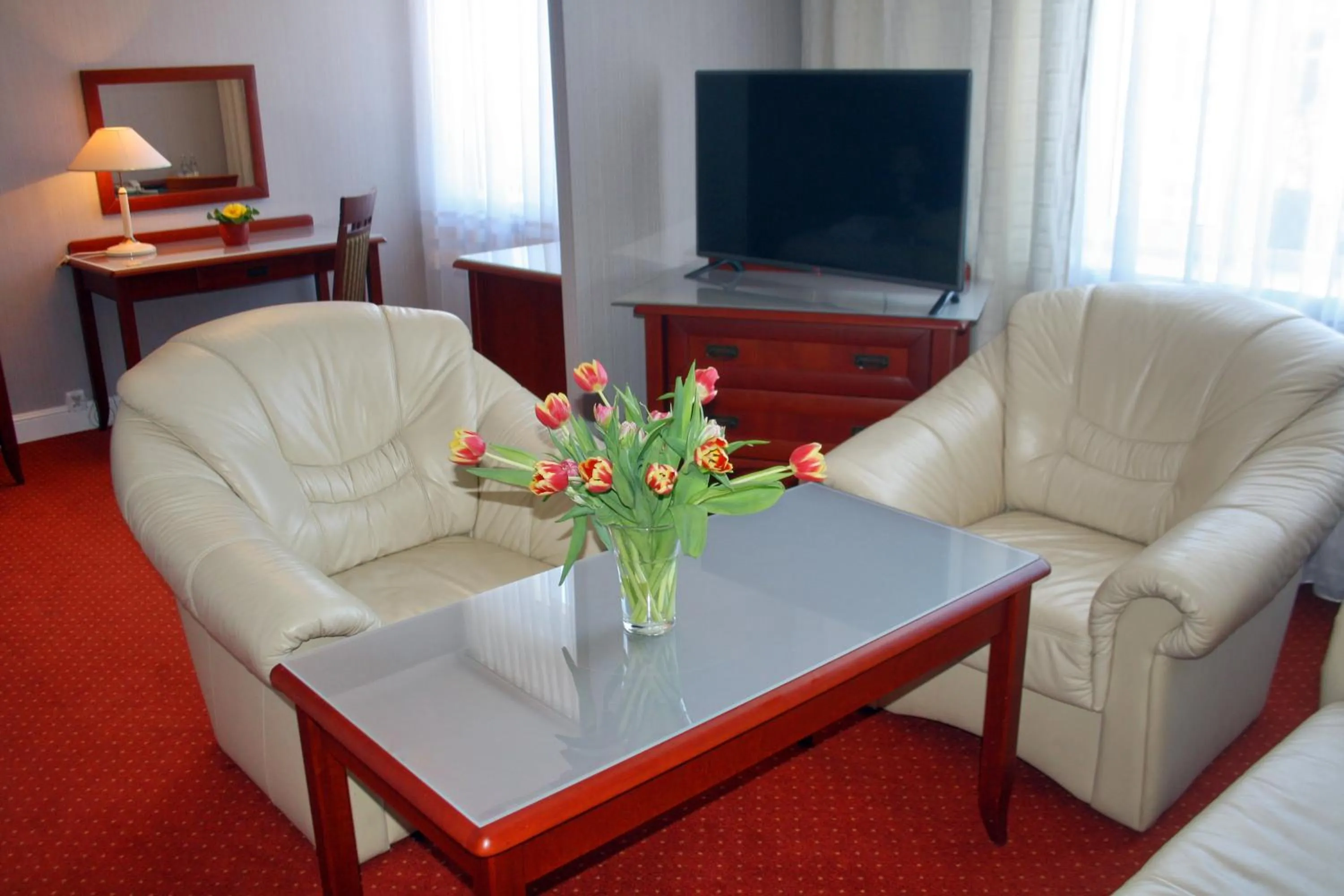 Seating area in Hotel Logos
