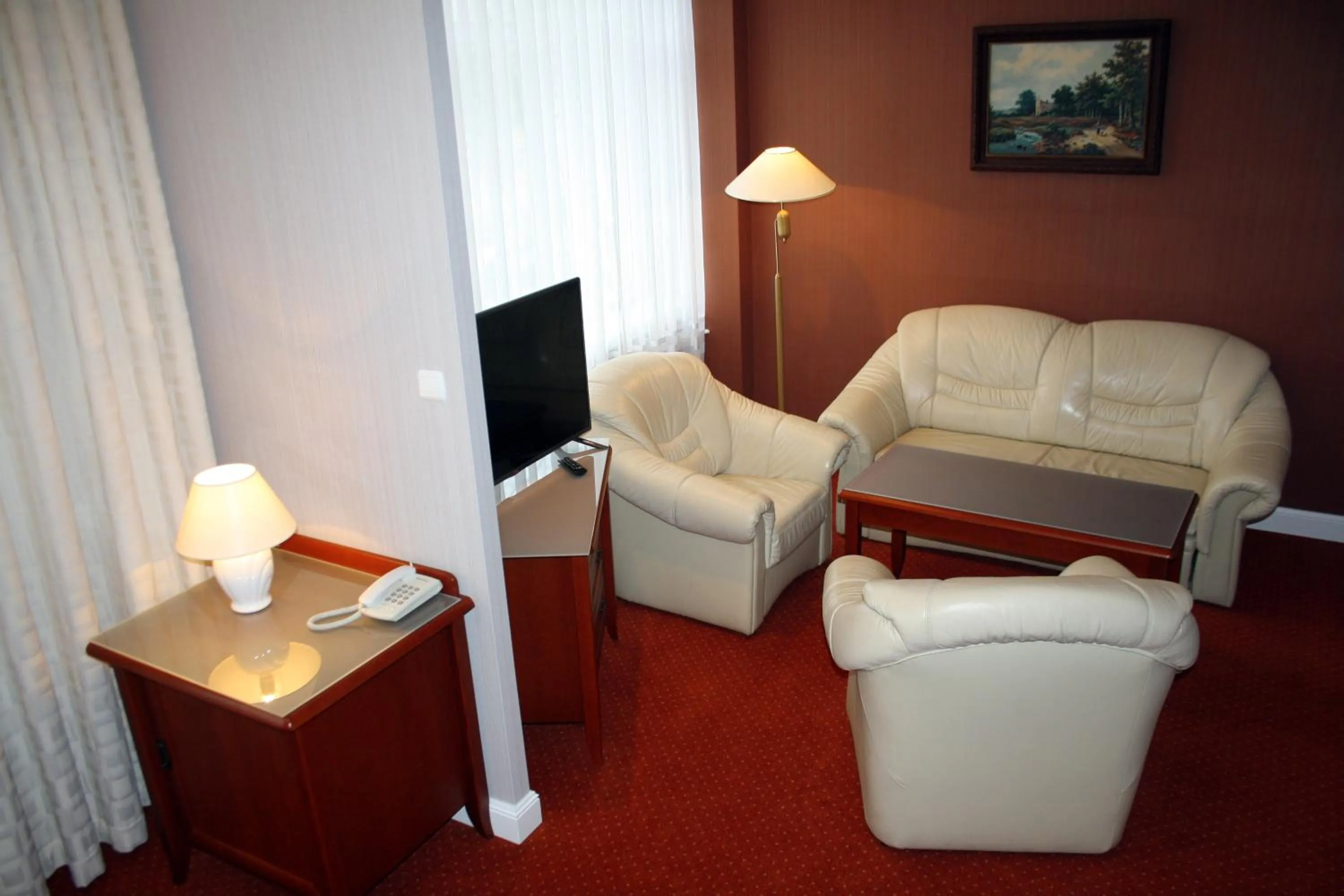 Seating area in Hotel Logos