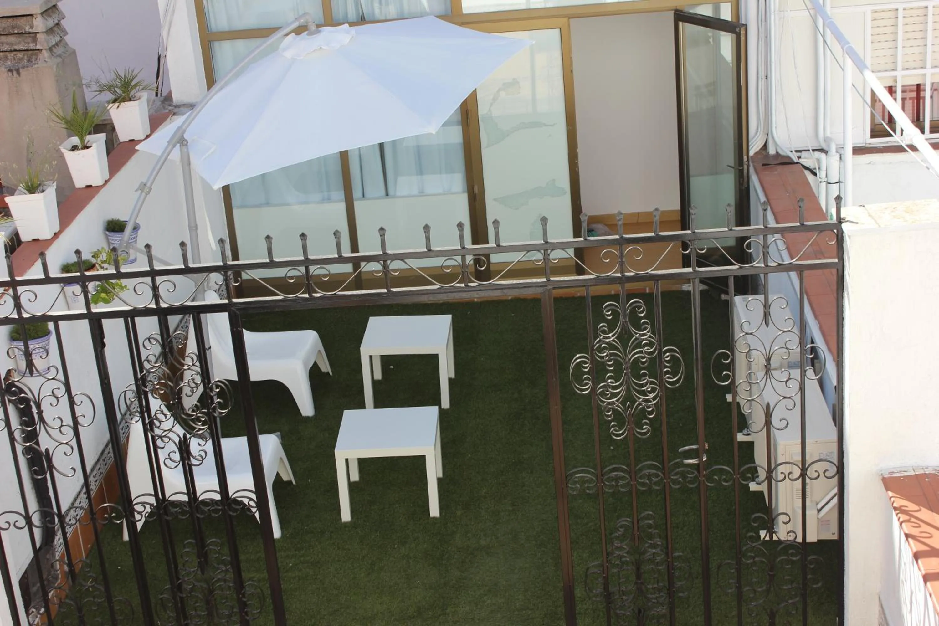 Bird's eye view in Hostal Falfes