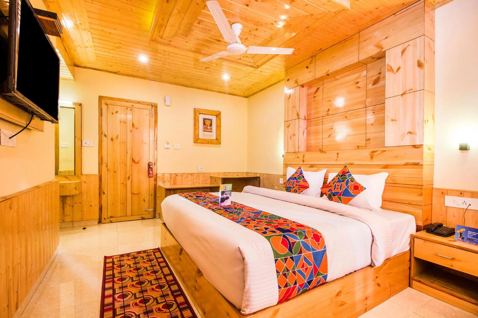 Bedroom, Bed in FabHotel Shami Inn Naggar Road
