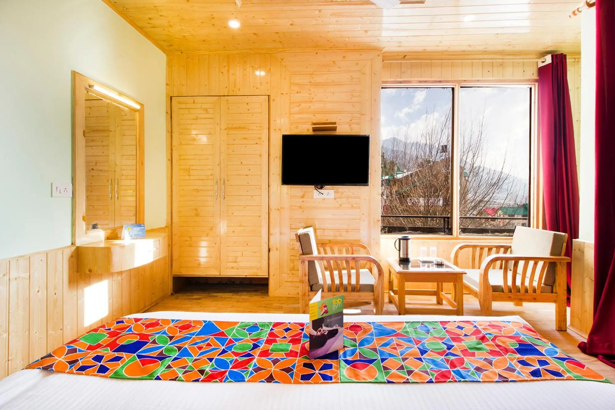 Bedroom, Bed in FabHotel Shami Inn Naggar Road