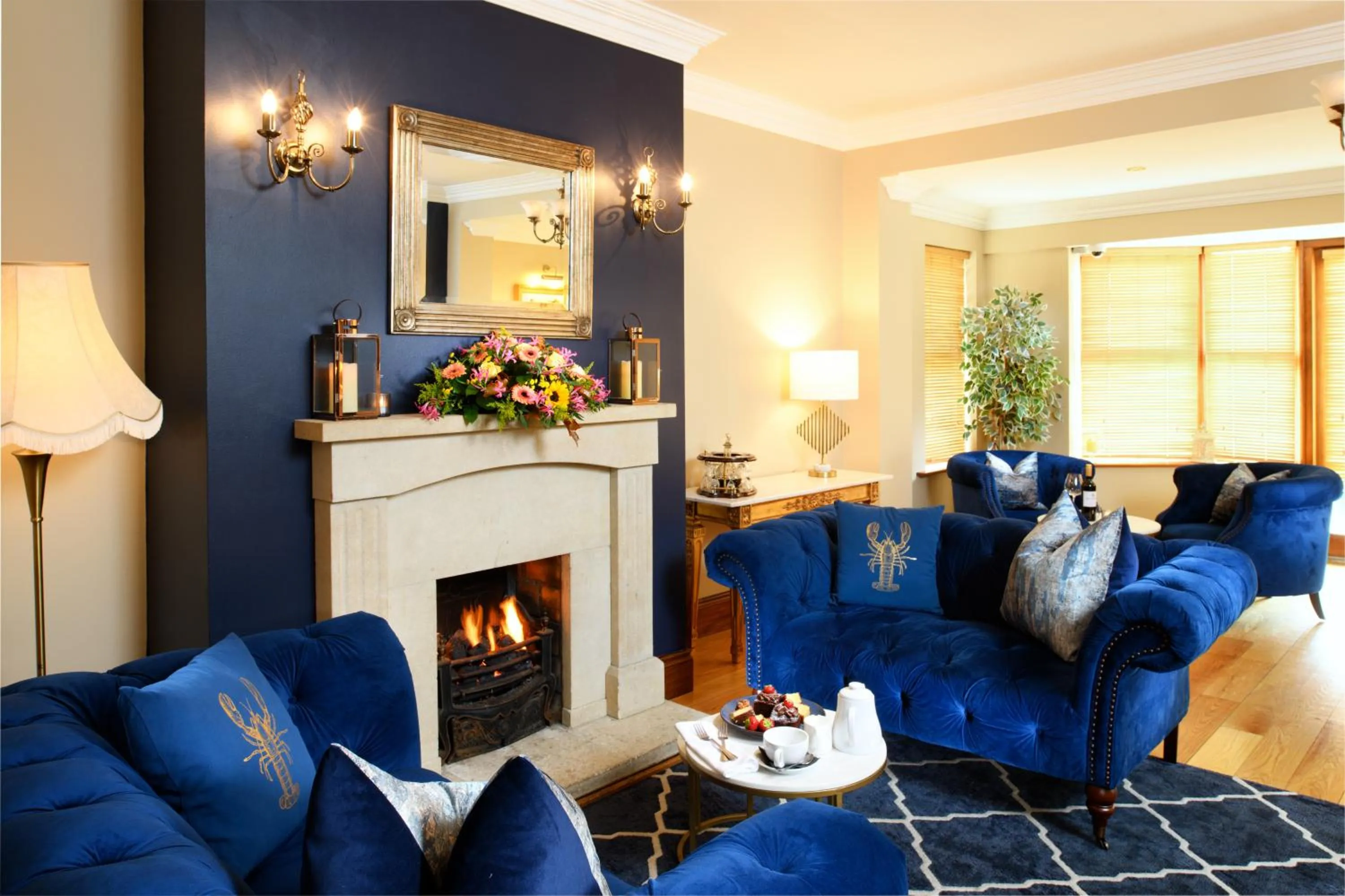 Seating area in Bunratty Manor Hotel