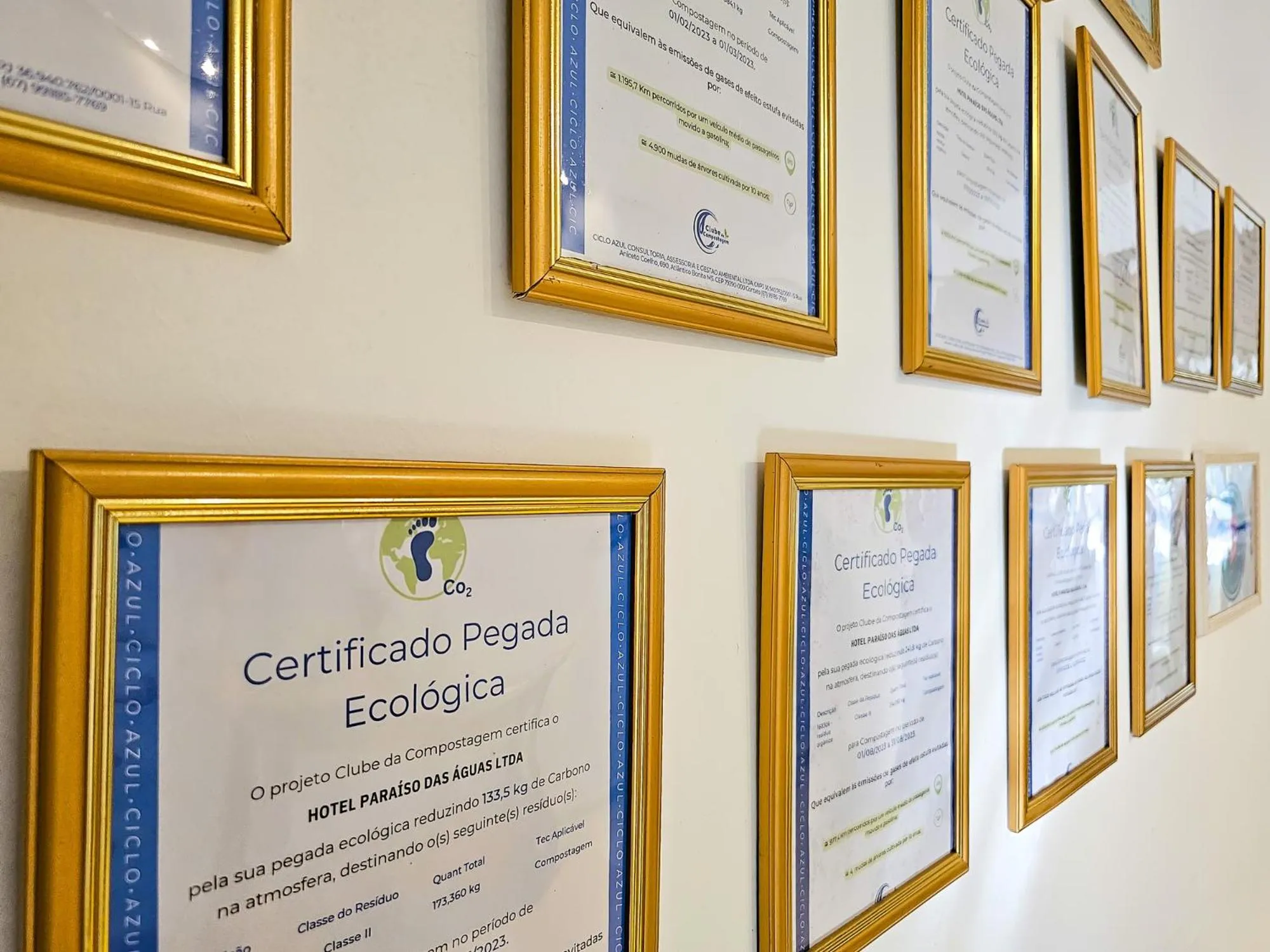 Logo/Certificate/Sign in Hotel Paraíso das Águas Bonito