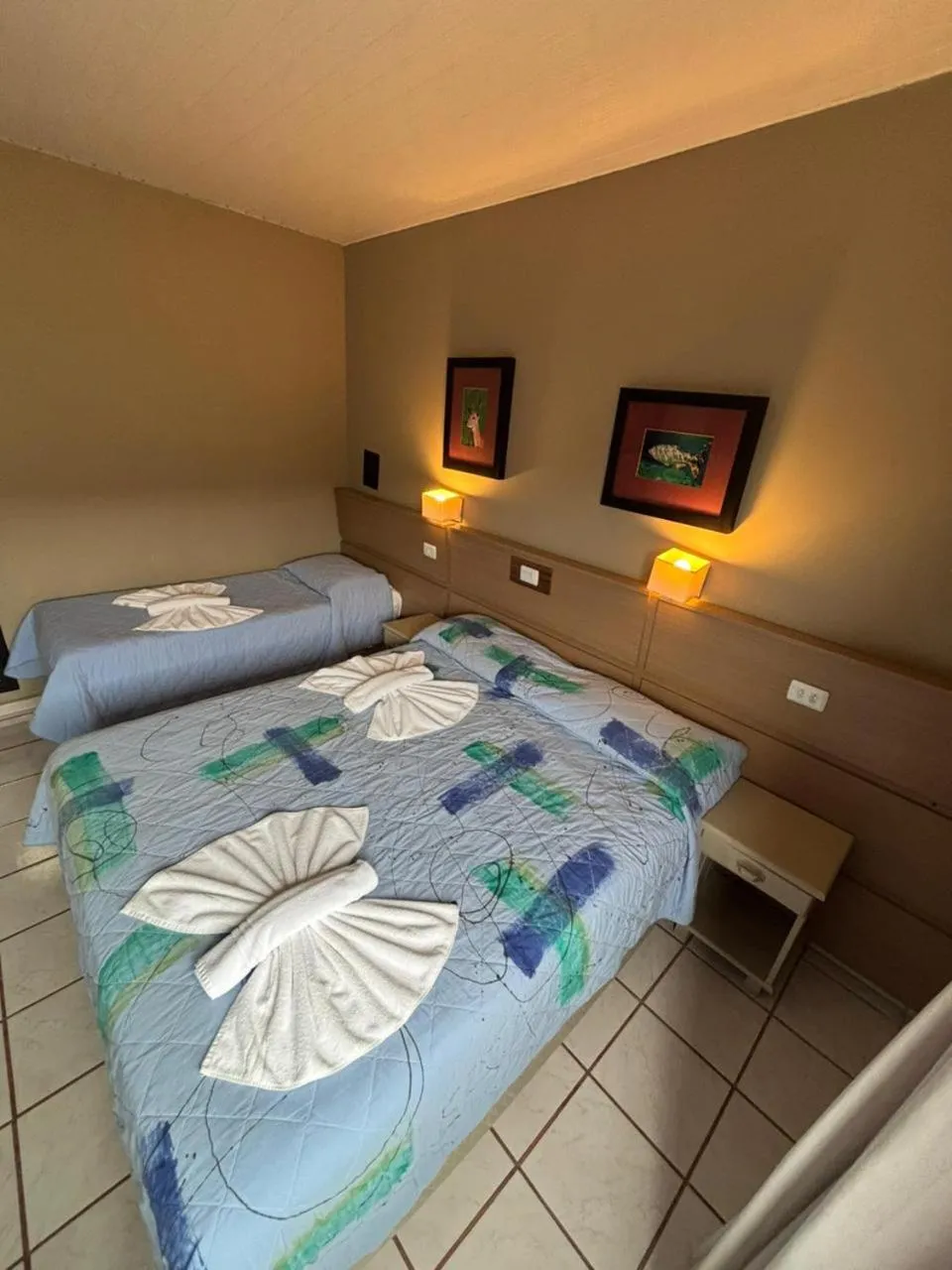 Bed in Hotel Paraíso das Águas Bonito